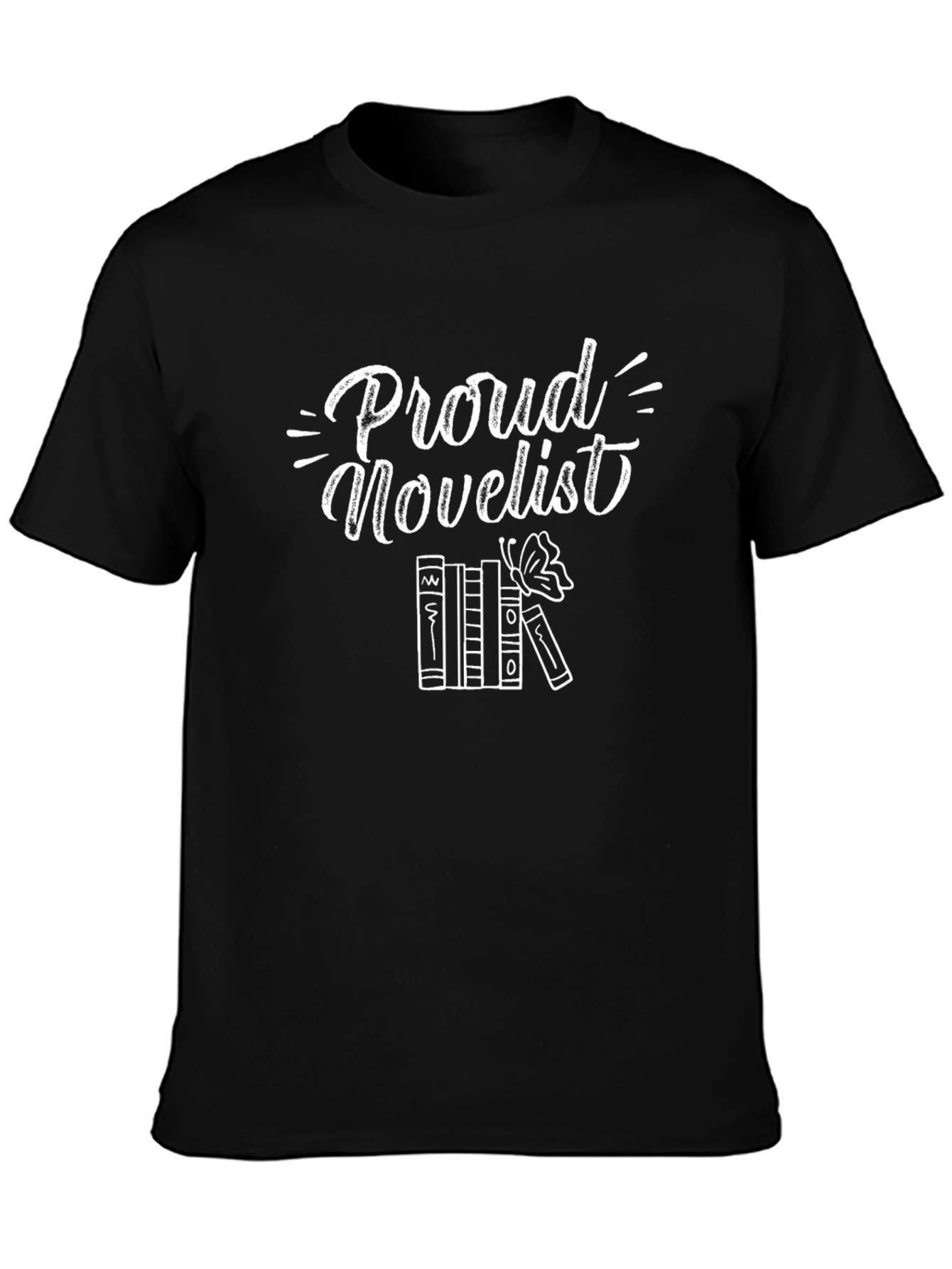 Proud Novelist T-Shirt - Black Cotton Tee
