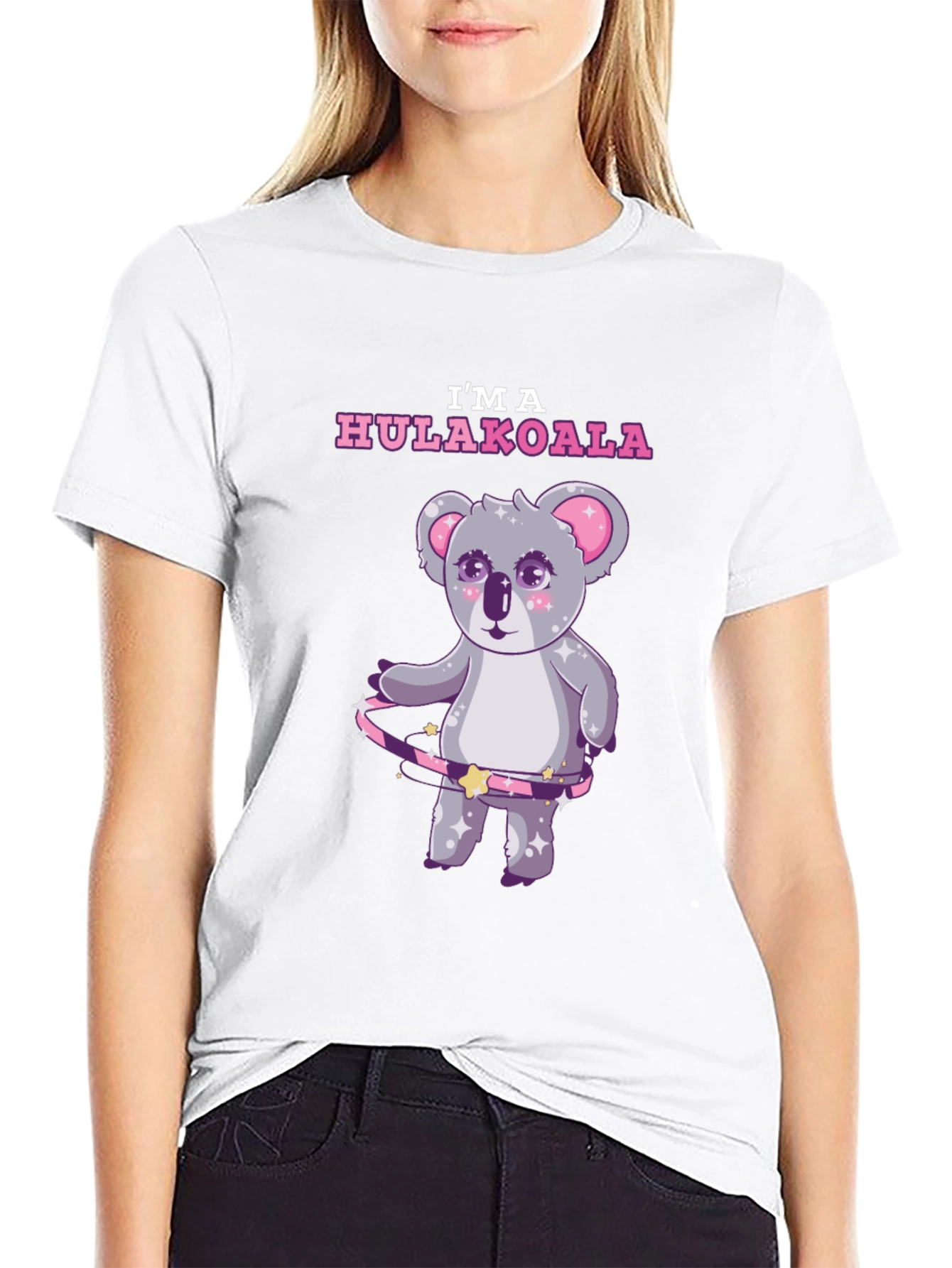 Hula Koala Bear T-Shirt - Cute Cartoon Tee