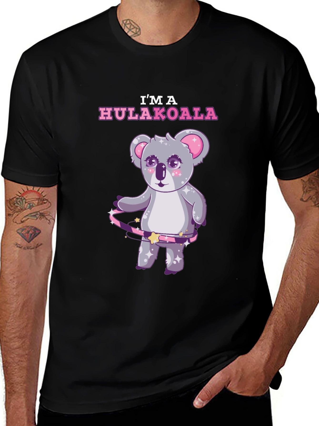 Hula Koala Bear T-Shirt - Cute Cartoon Tee