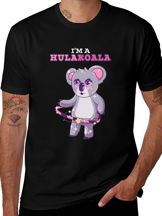 Hula Koala Bear T-Shirt - Cute Cartoon Tee