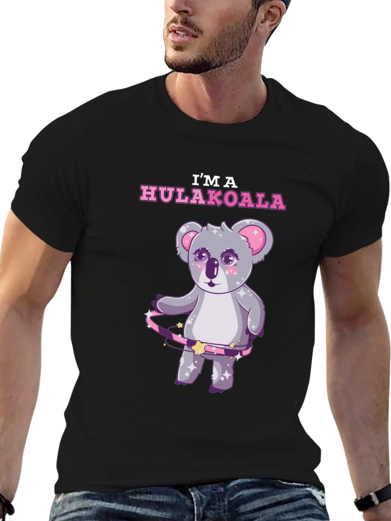 Hula Koala Bear T-Shirt - Cute Cartoon Tee