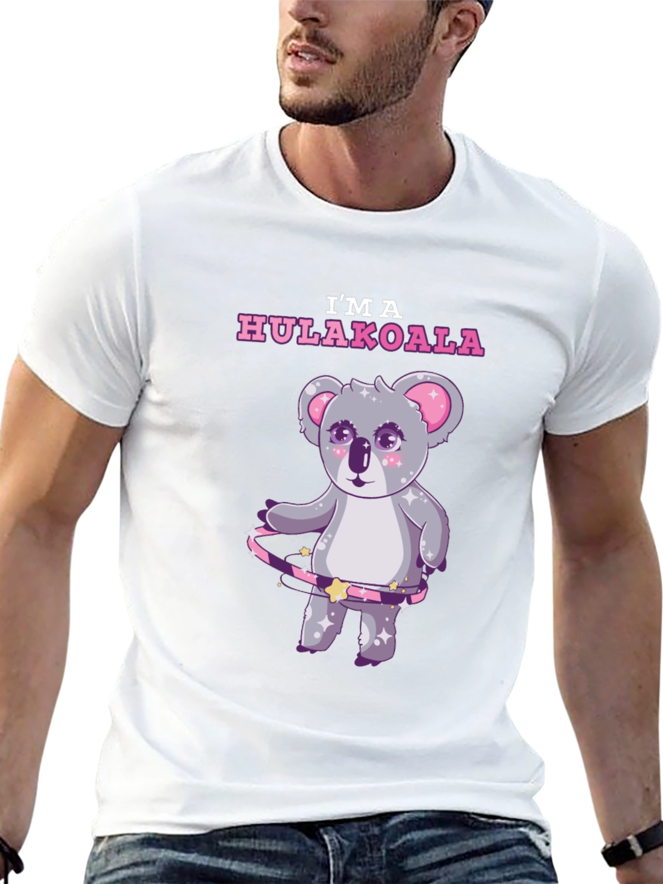 Hula Koala Bear T-Shirt - Cute Cartoon Tee