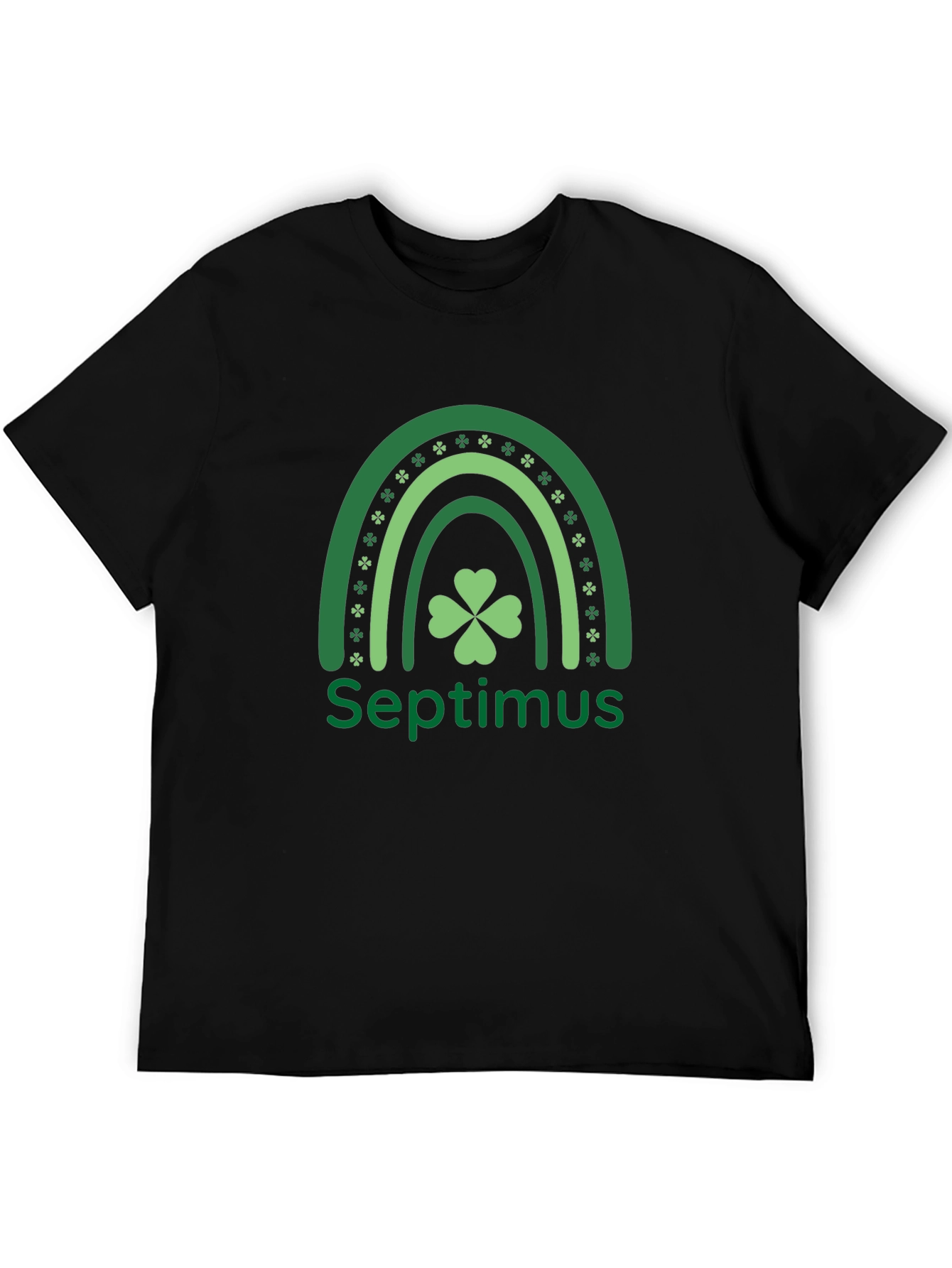 Septimus St. Patricks Day Rainbow Clover T-Shirt