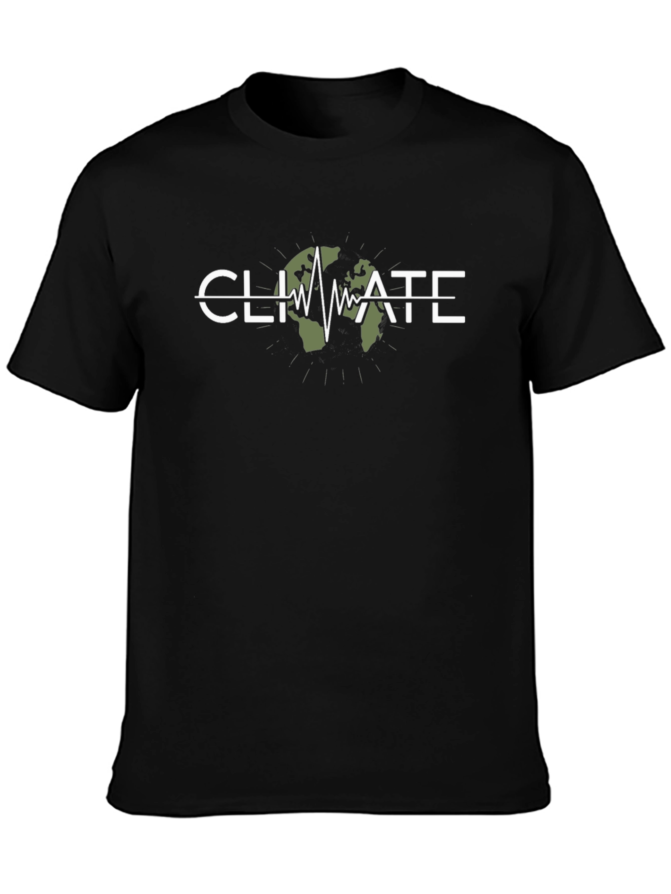 Climate Change Awareness Graphic Tee - Earth Pulse