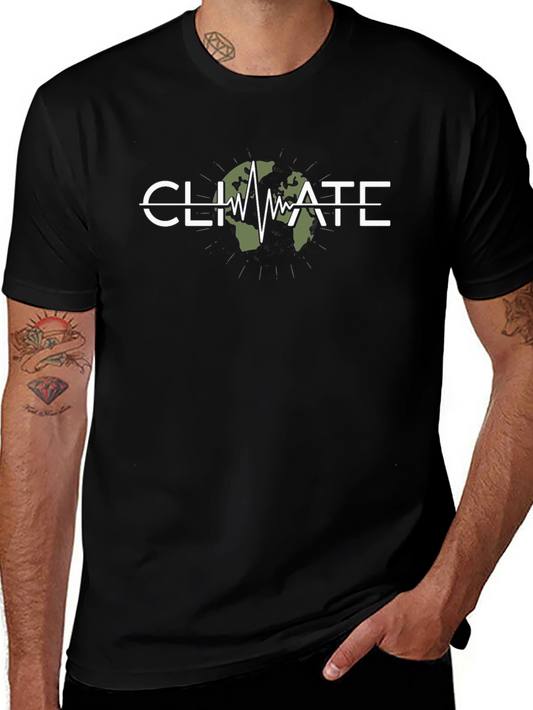 Climate Change Awareness Graphic Tee - Earth Pulse