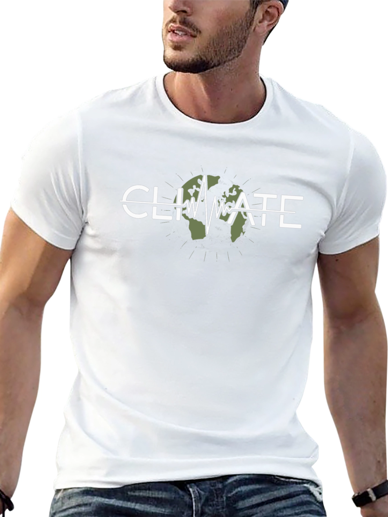Climate Change Awareness Graphic Tee - Earth Pulse