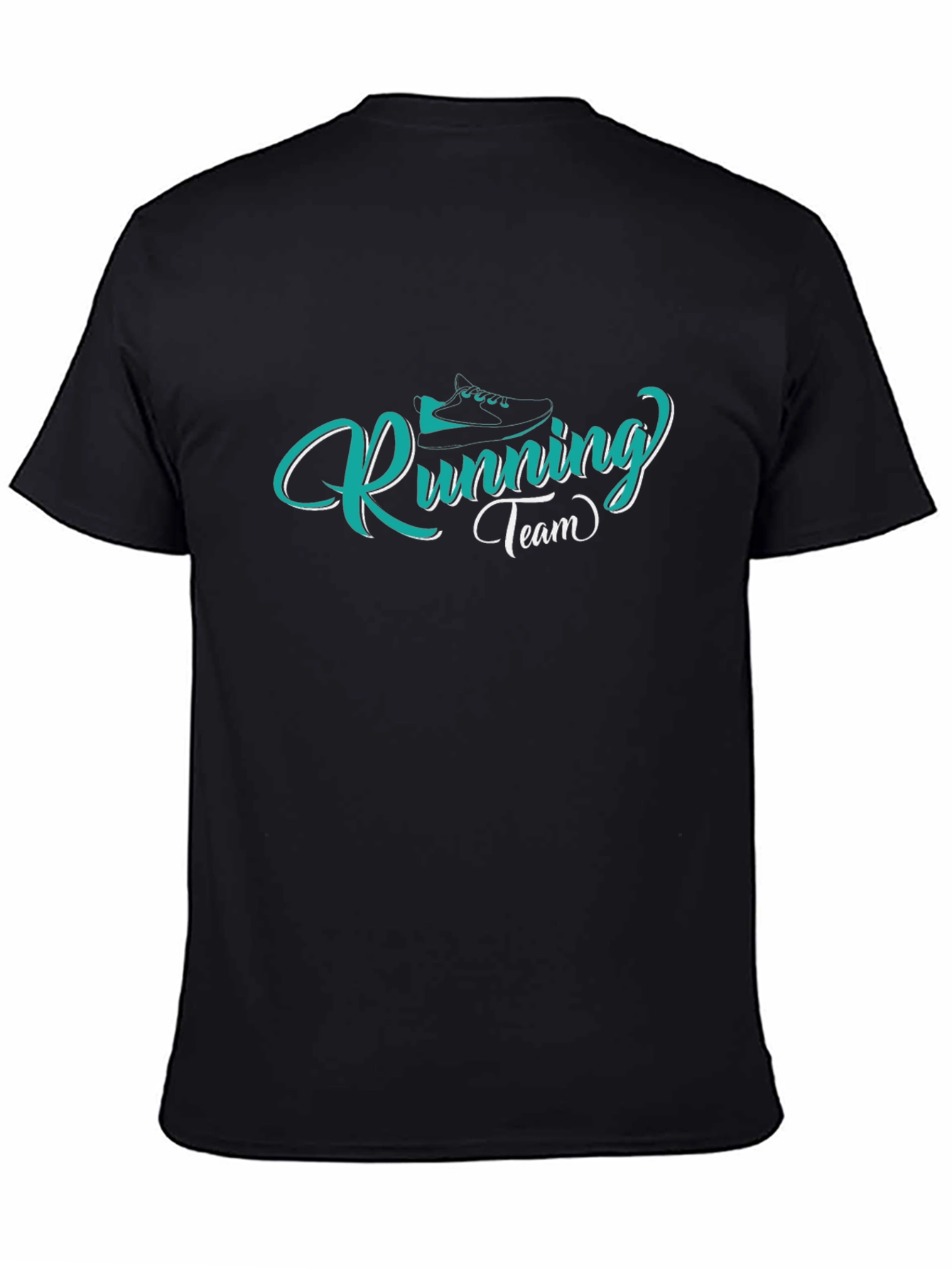 Running Team Graphic Tee - Black Casual Shirt