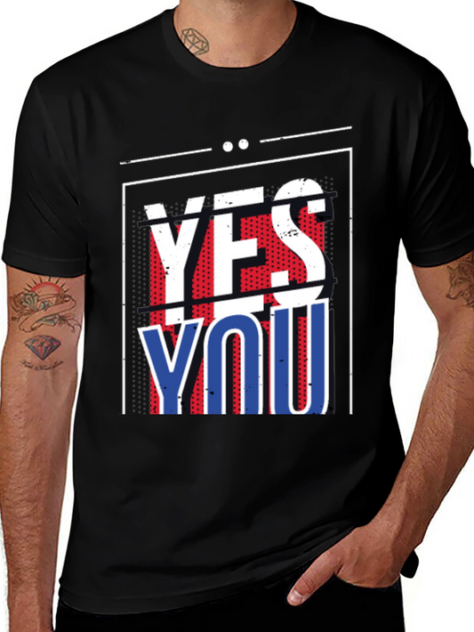 Yes You Graphic T-Shirt - Patriotic Design