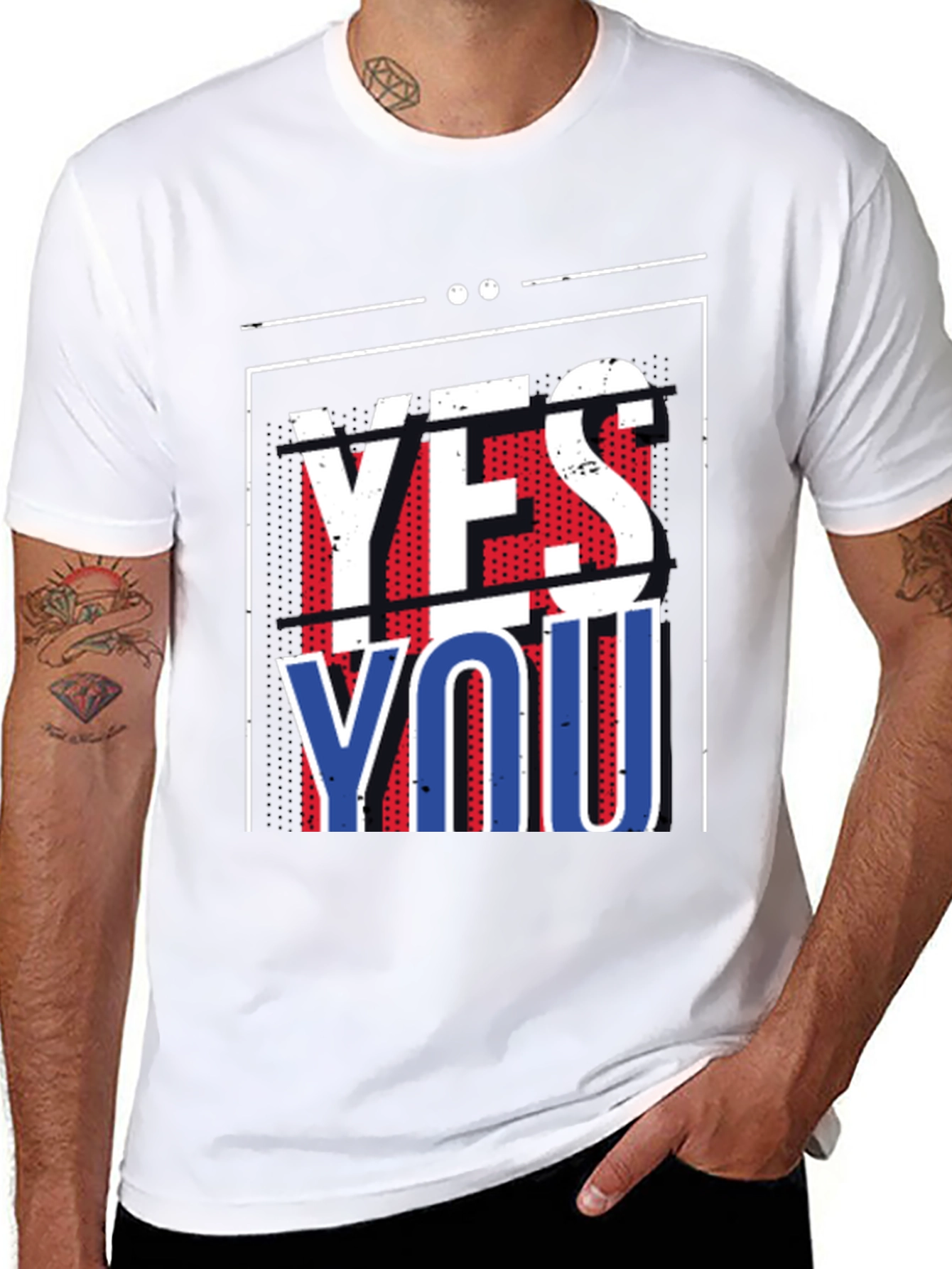 Yes You Graphic T-Shirt - Patriotic Design