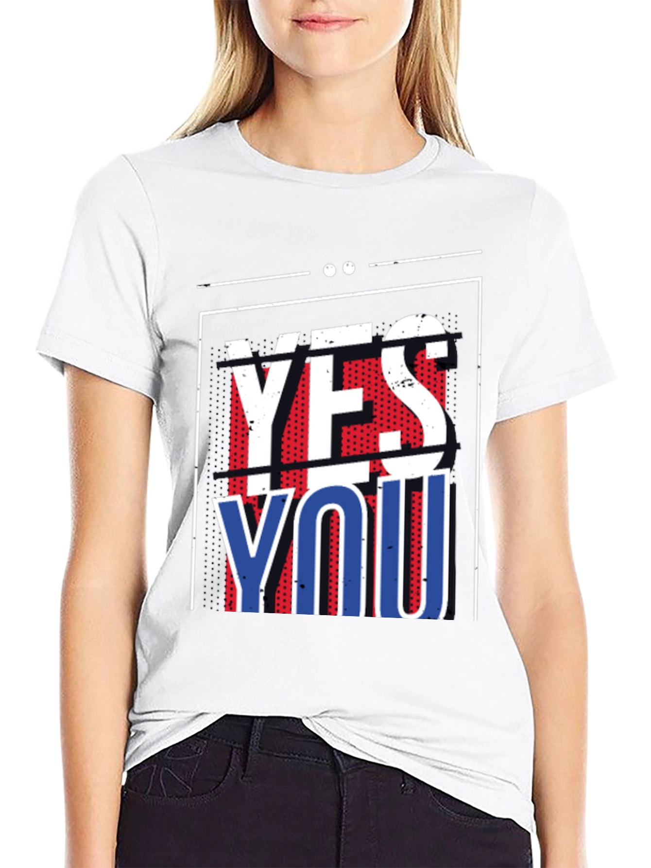 Yes You Graphic T-Shirt - Patriotic Design