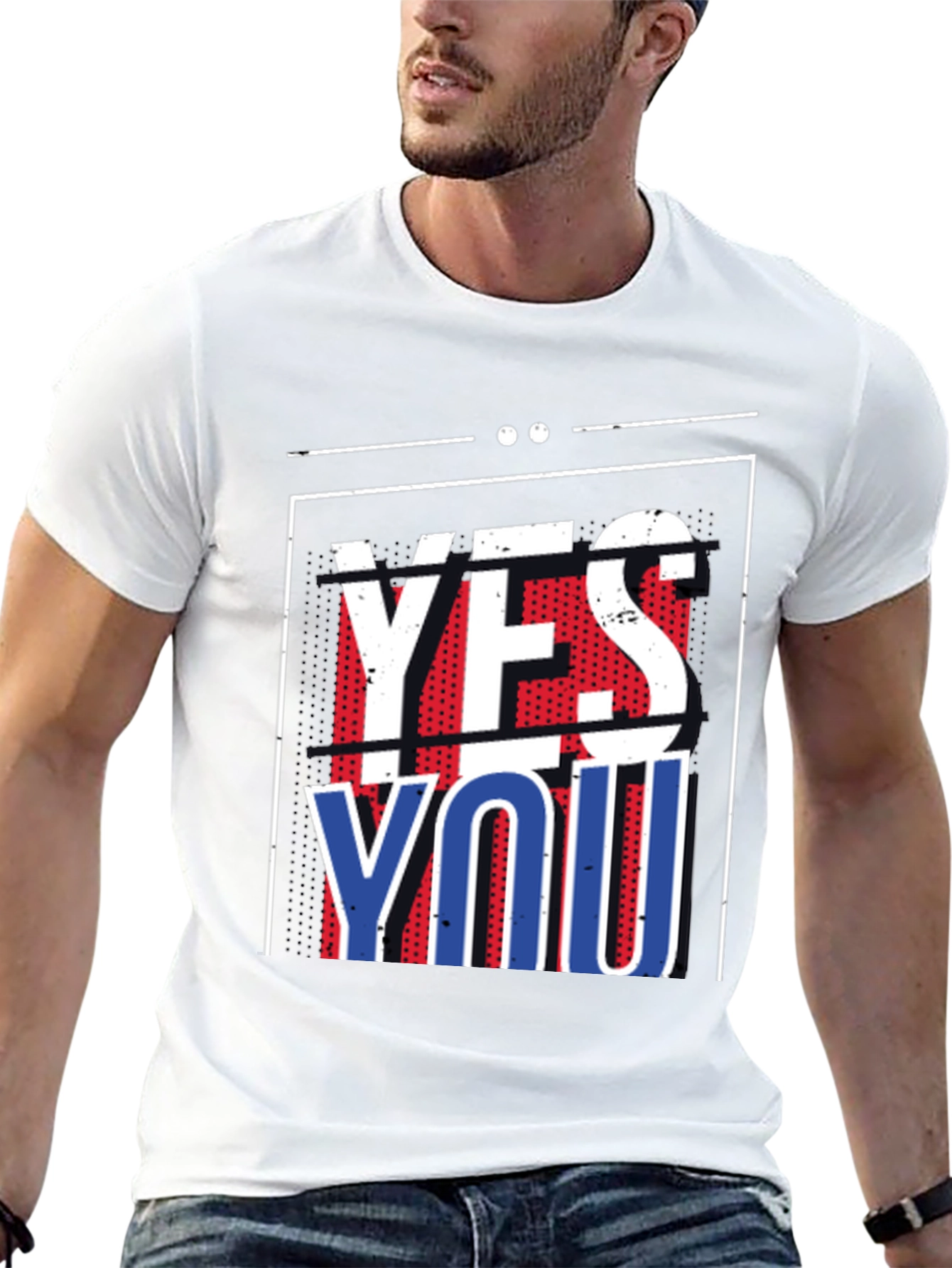 Yes You Graphic T-Shirt - Patriotic Design