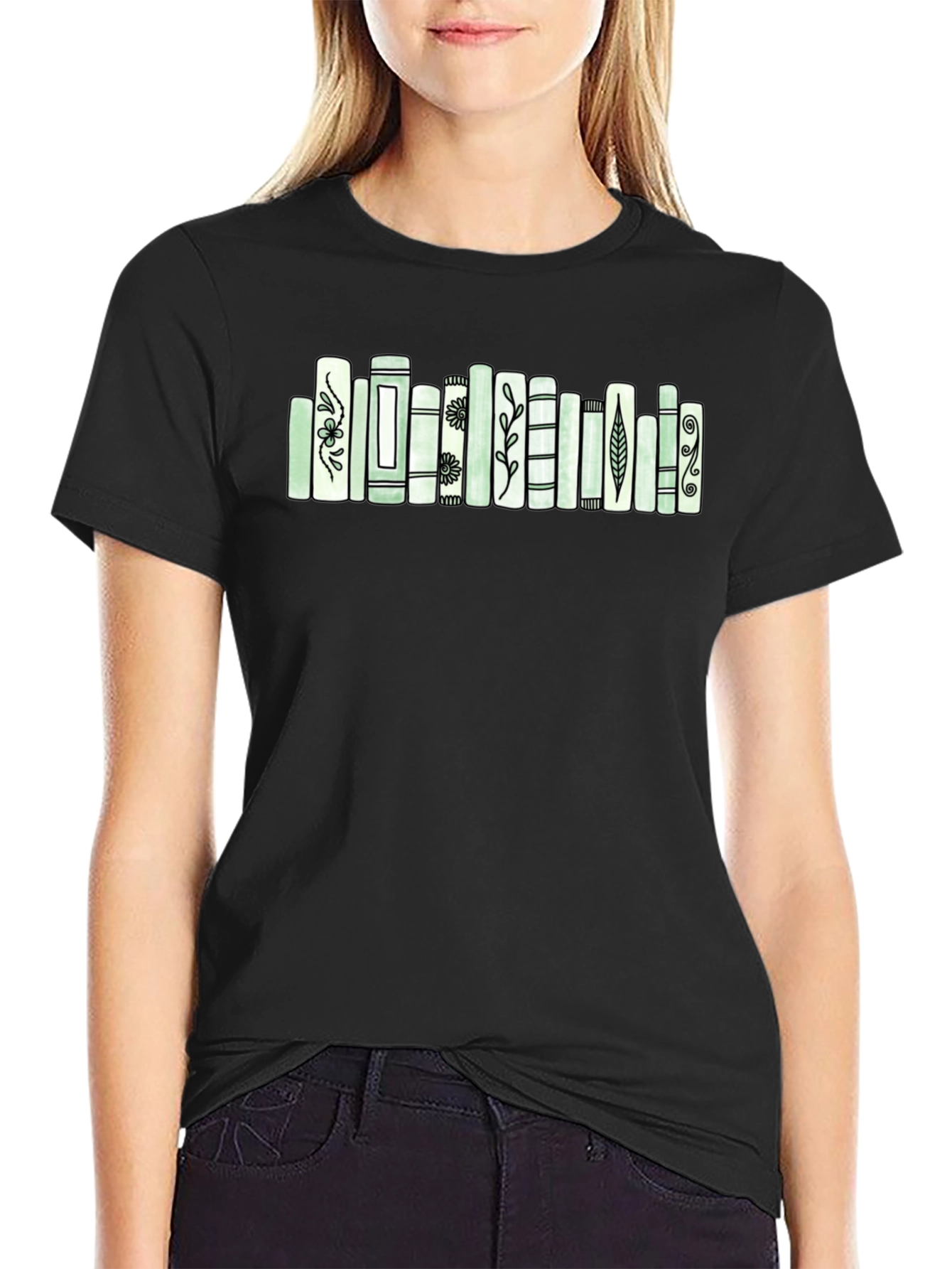 Book Lovers T-Shirt with Unique Book Design