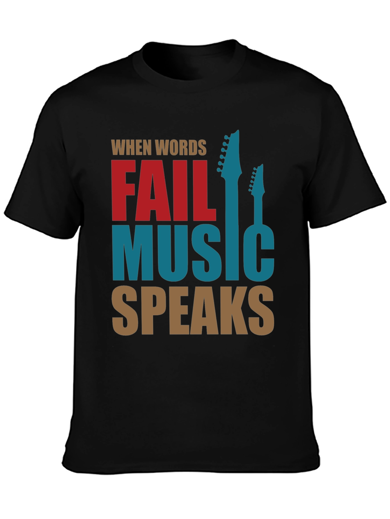 Music Speaks Graphic Tee - Stylish Musicians T-Shirt