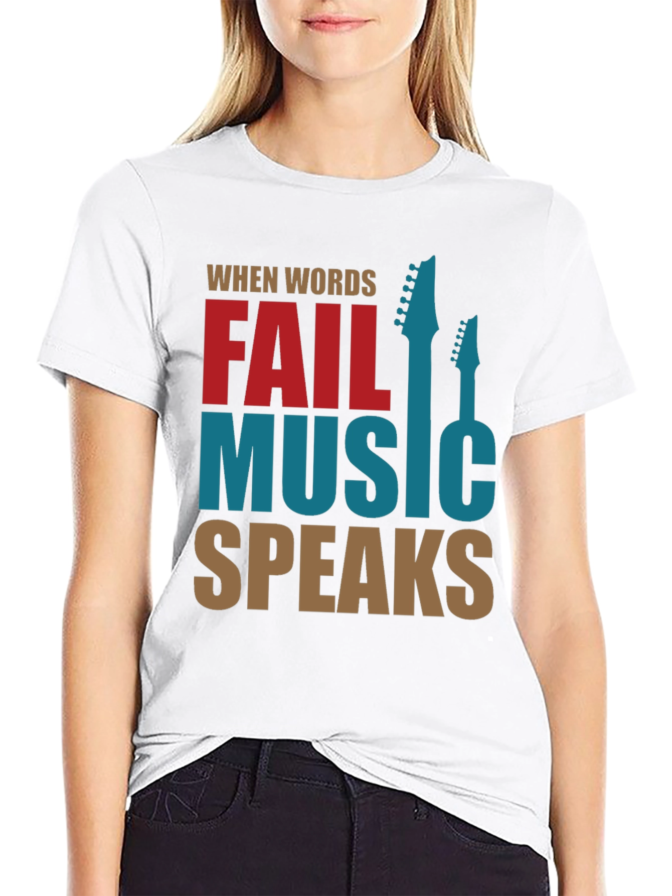 Music Speaks Graphic Tee - Stylish Musicians T-Shirt