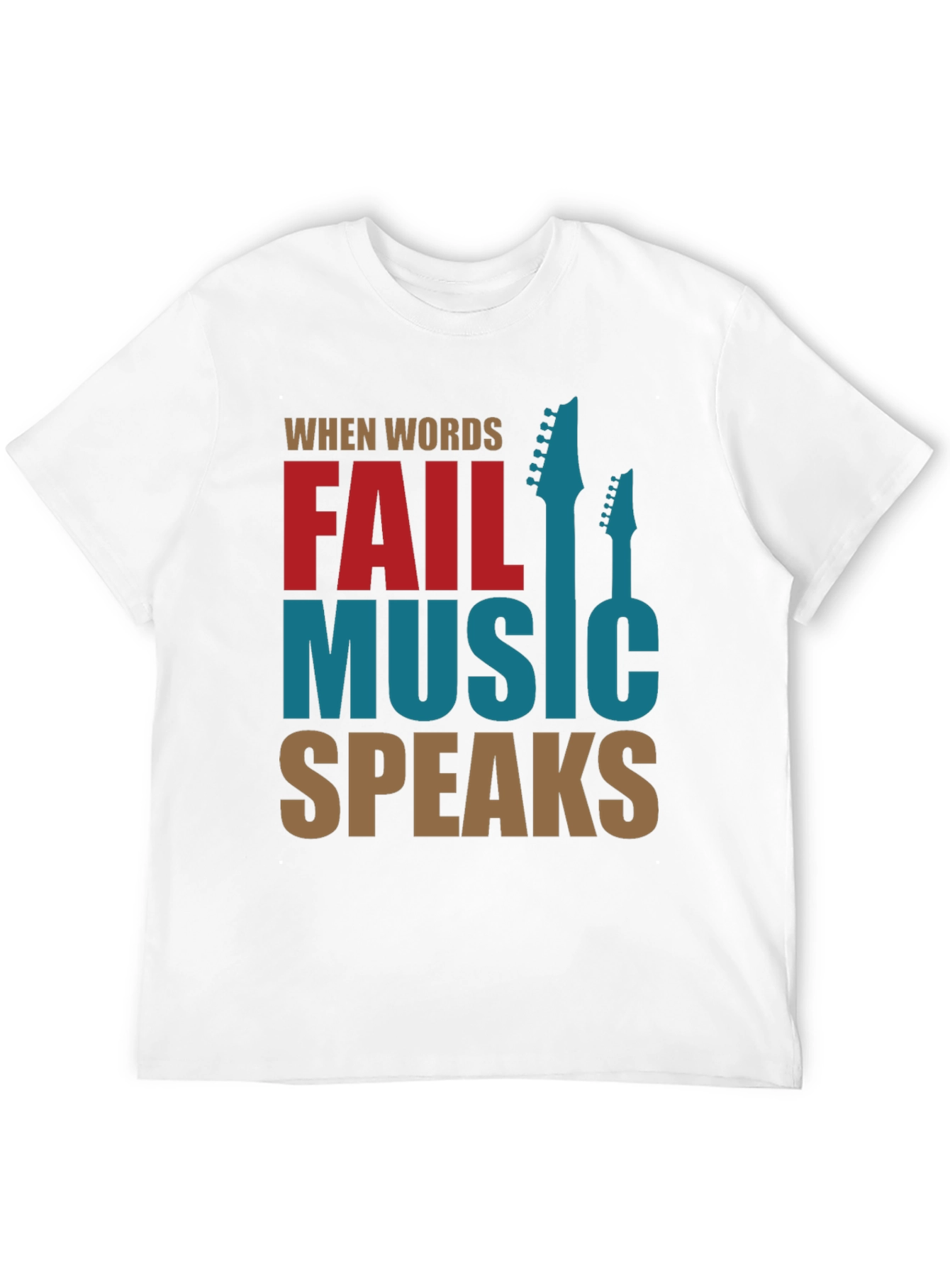 Music Speaks Graphic Tee - Stylish Musicians T-Shirt