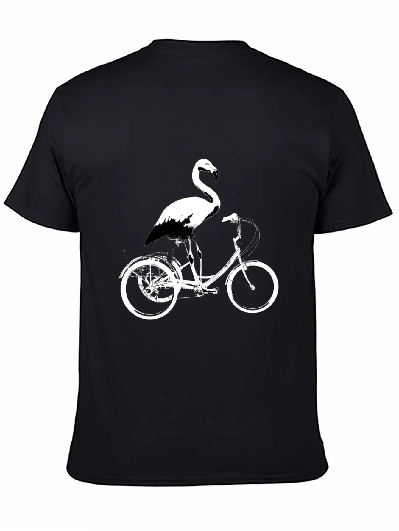 Flamingo on Bike Graphic Tee