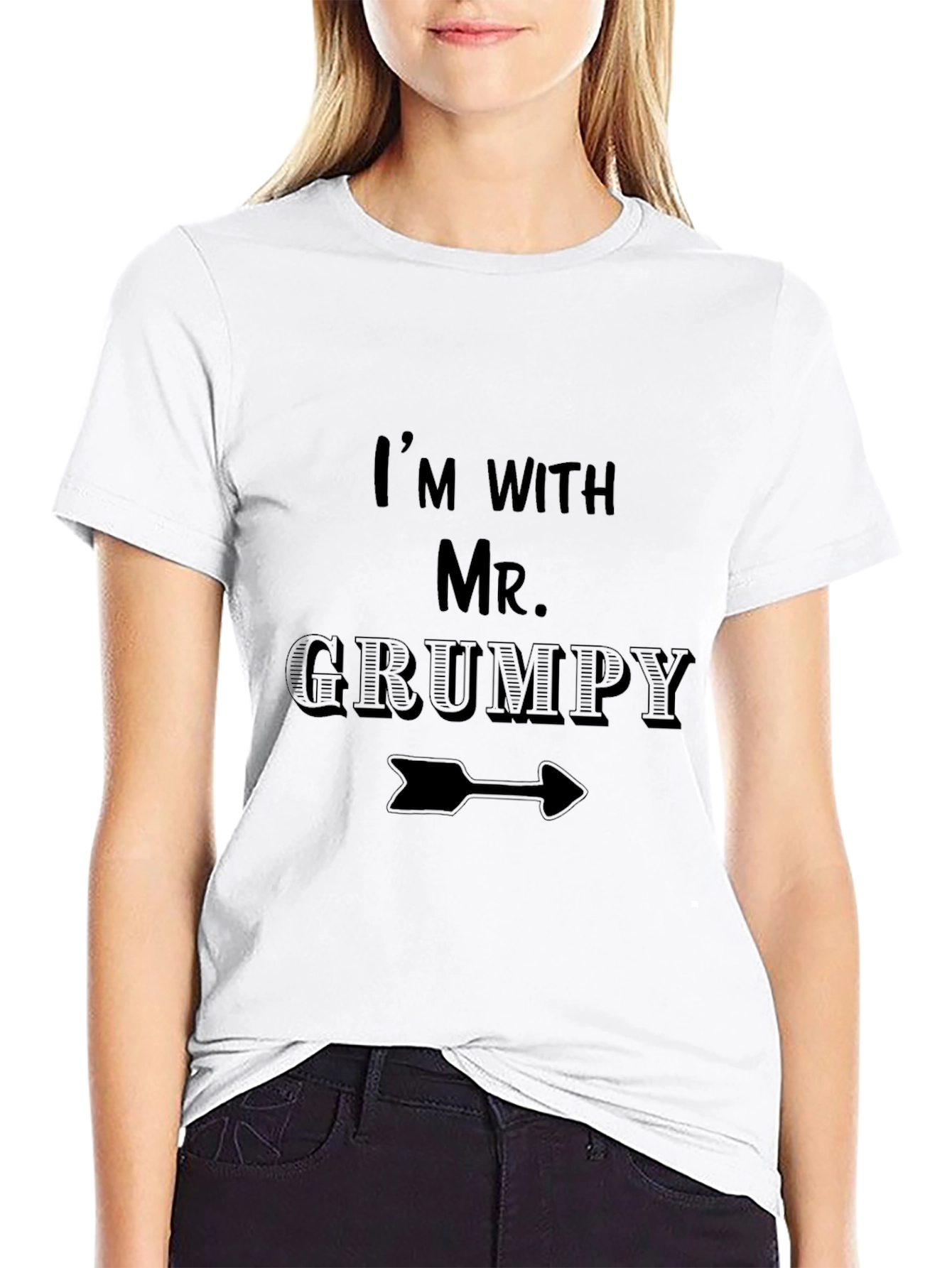 Im with Mr. Grumpy Funny Novelty T-Shirt