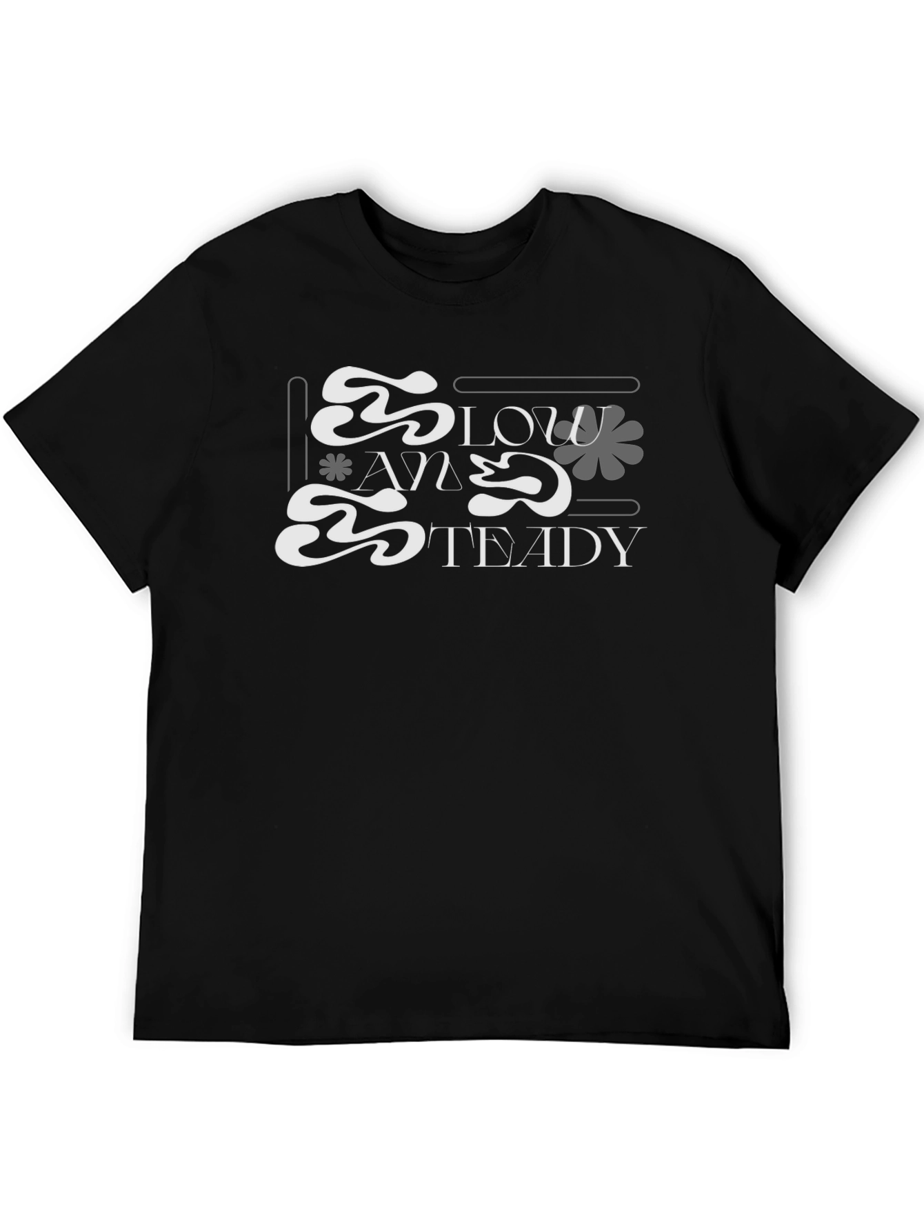 Slow and Steady Graphic Tee - Black