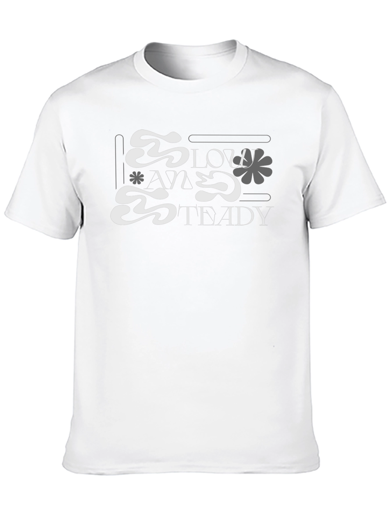 Slow and Steady Graphic Tee - Black