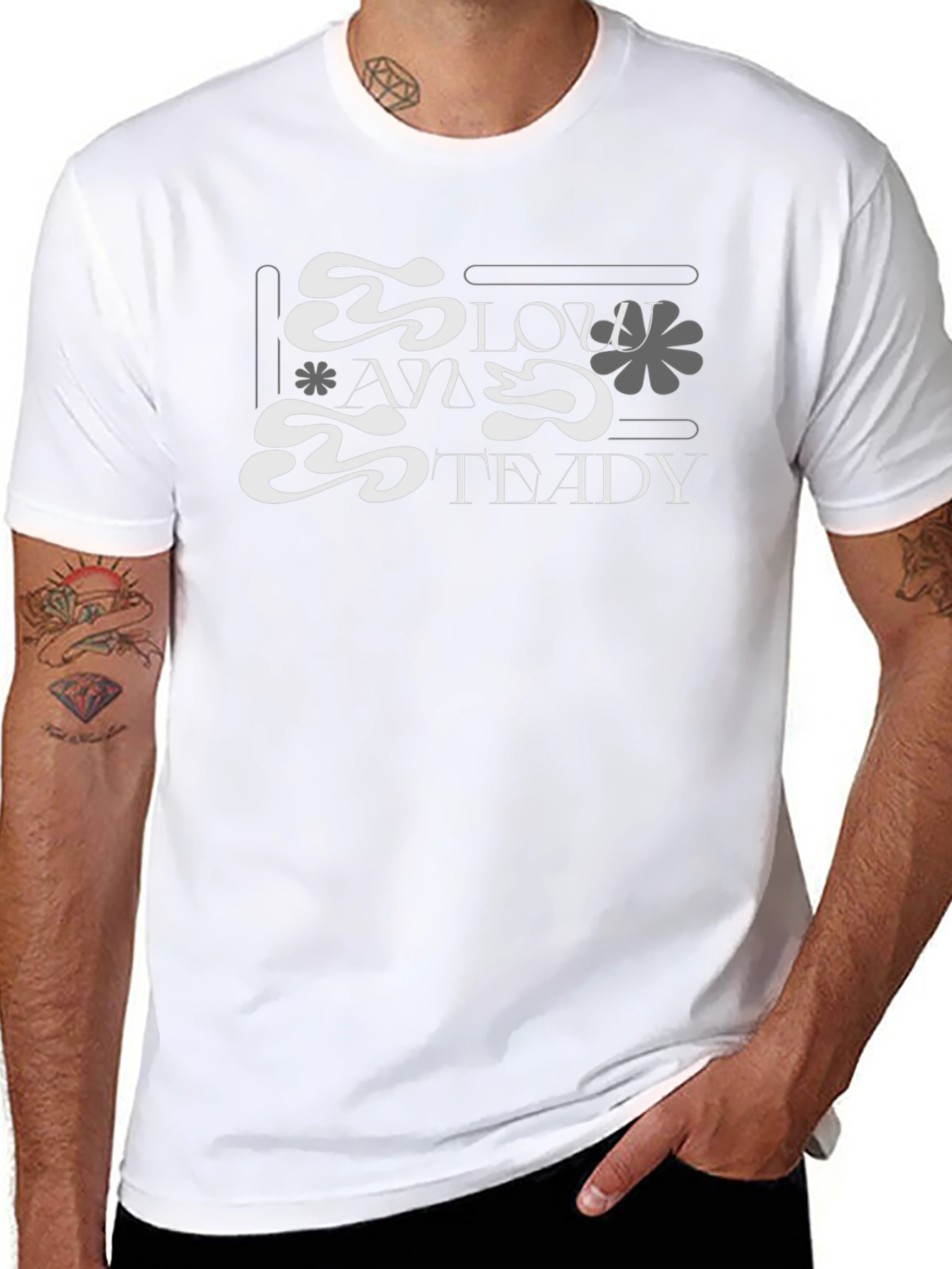 Slow and Steady Graphic Tee - Black