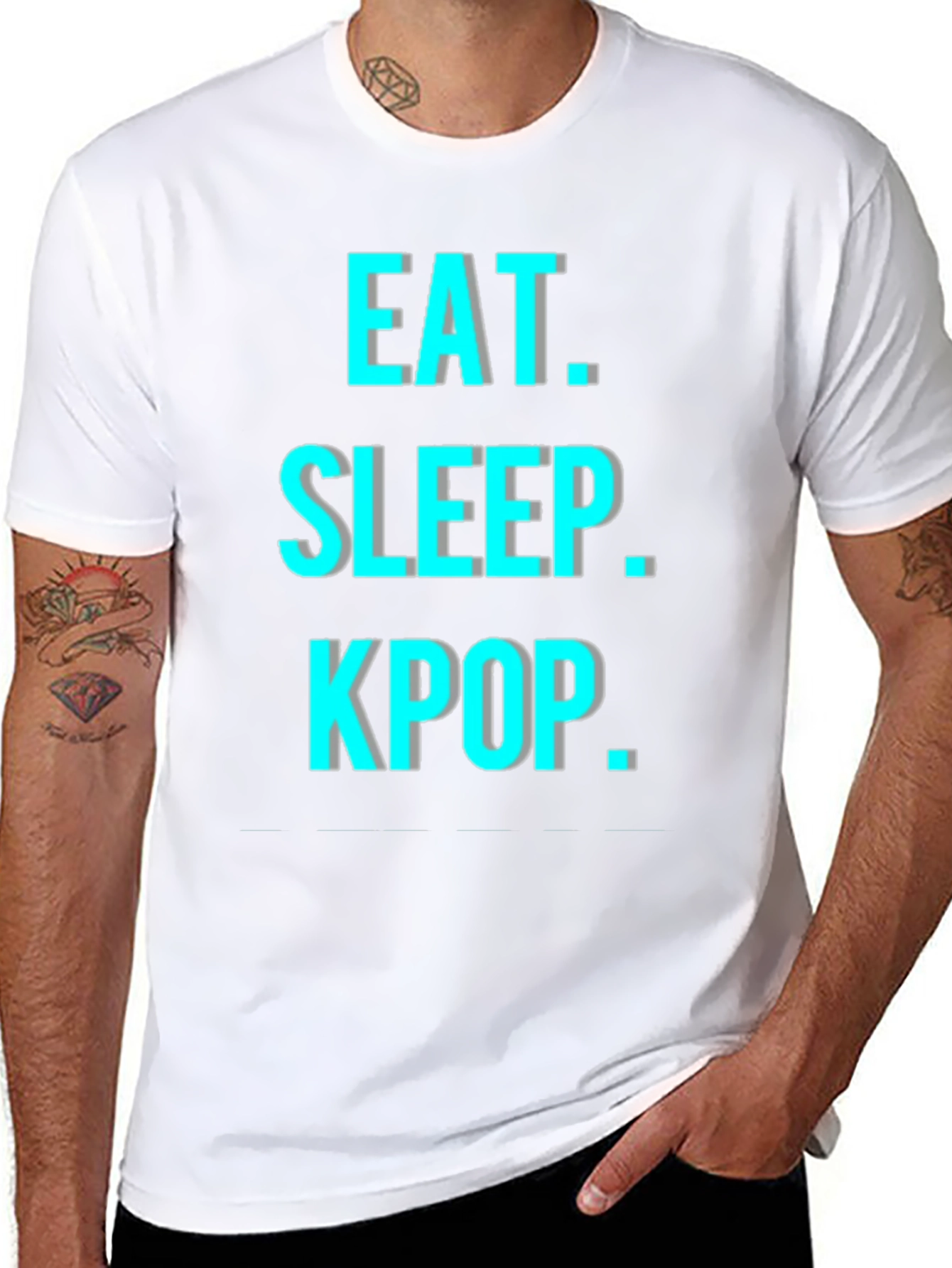 Eat Sleep Kpop T-Shirt - Trendy Music Fan Tee