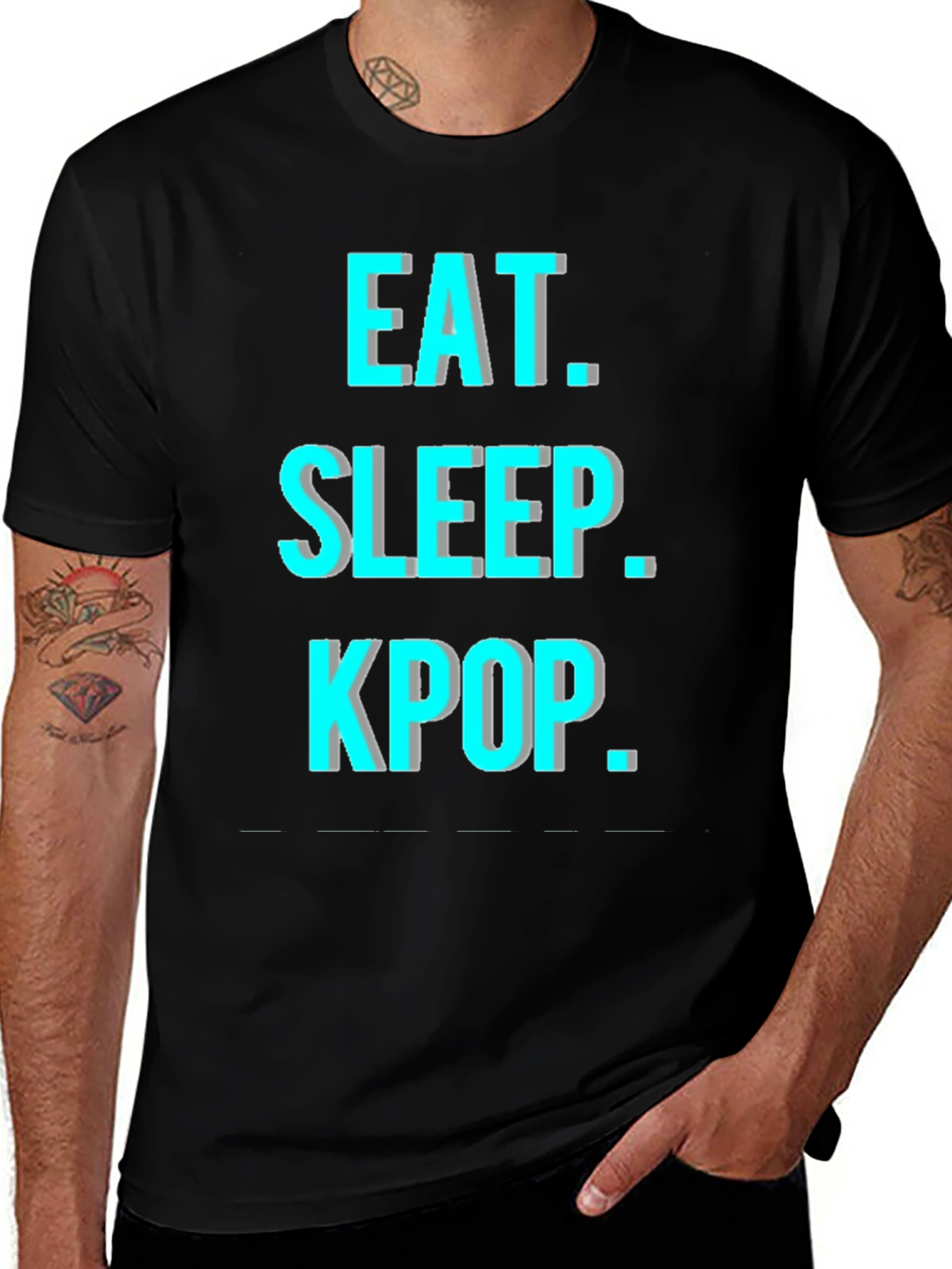 Eat Sleep Kpop T-Shirt - Trendy Music Fan Tee