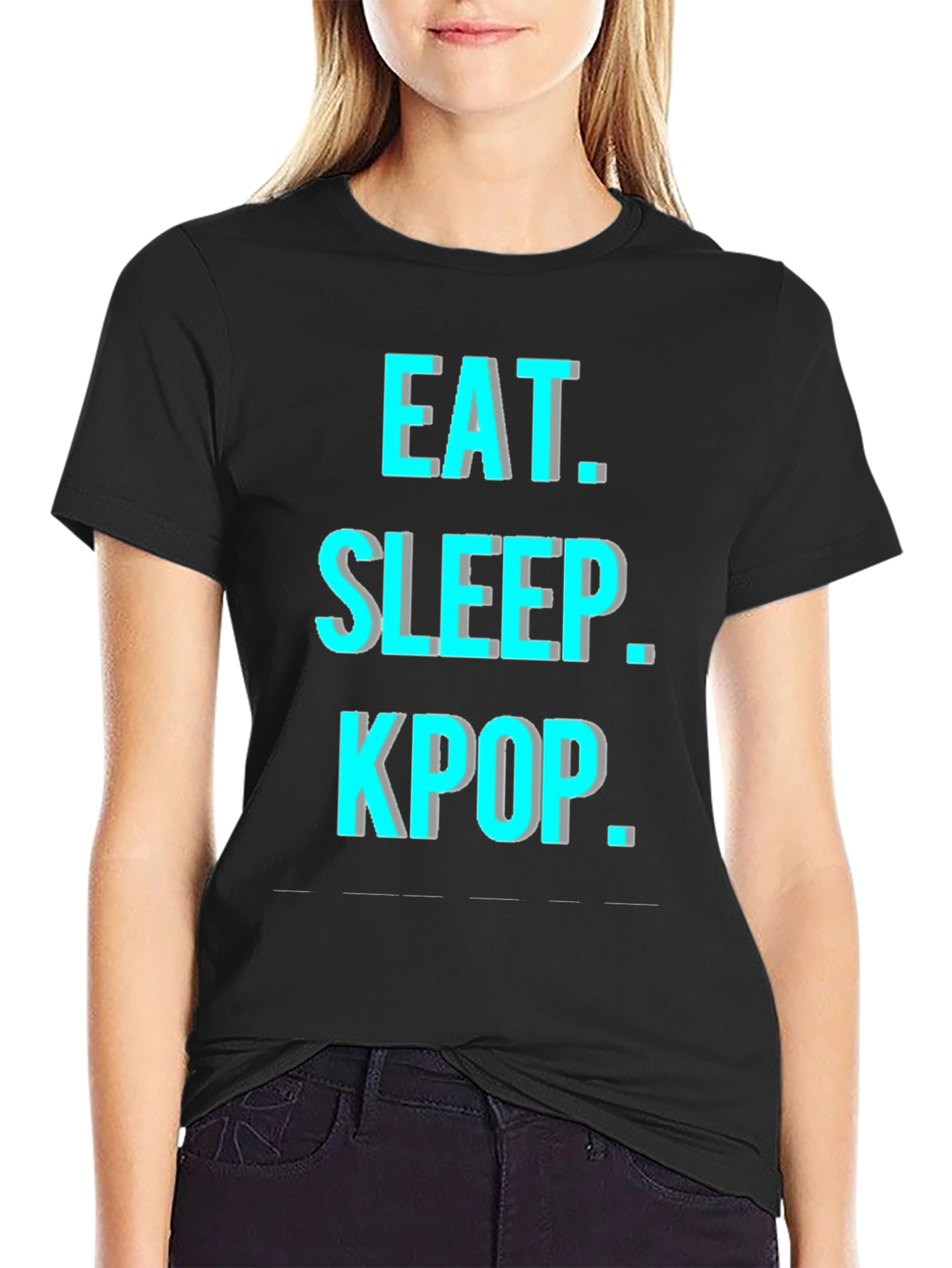 Eat Sleep Kpop T-Shirt - Trendy Music Fan Tee