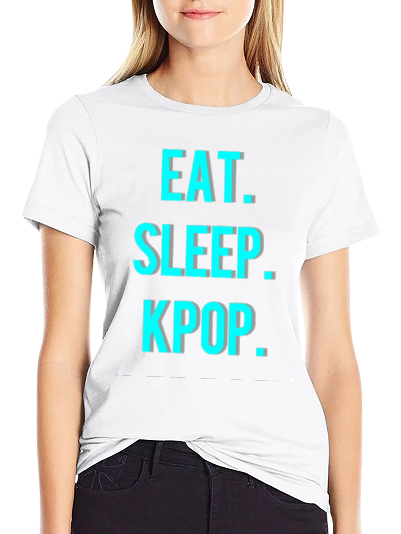 Eat Sleep Kpop T-Shirt - Trendy Music Fan Tee