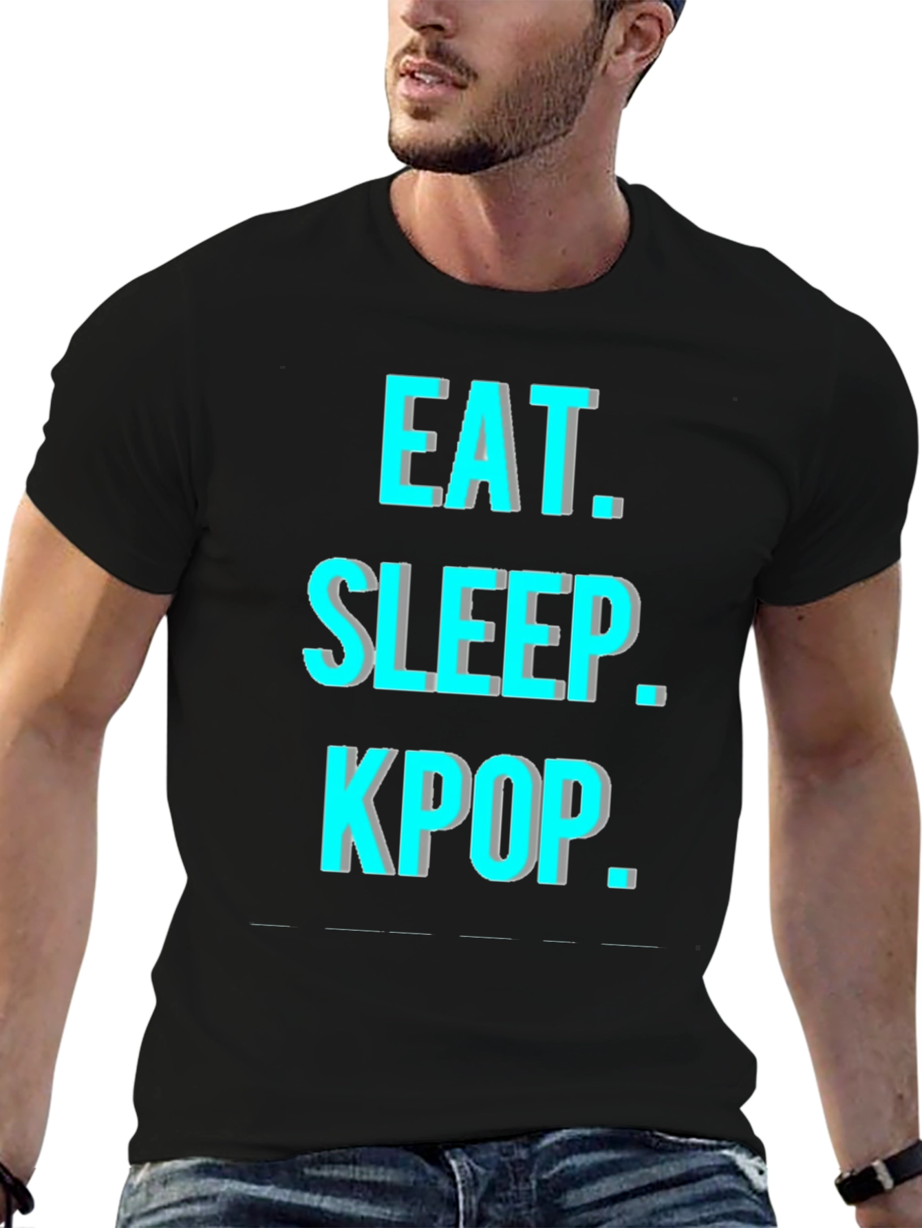 Eat Sleep Kpop T-Shirt - Trendy Music Fan Tee