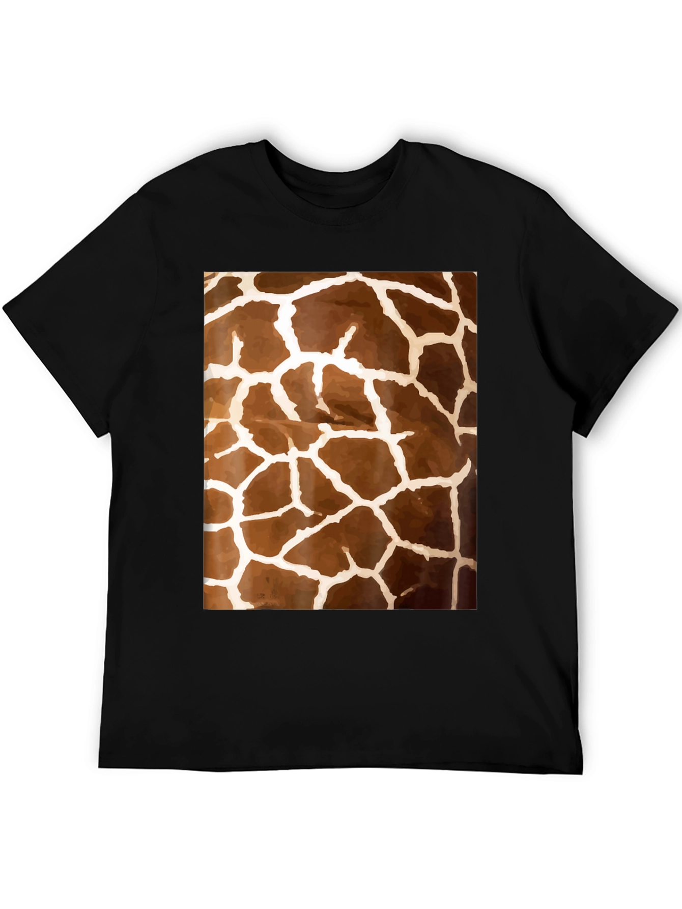 Giraffe Print T-Shirt - Unique Animal Pattern Tee