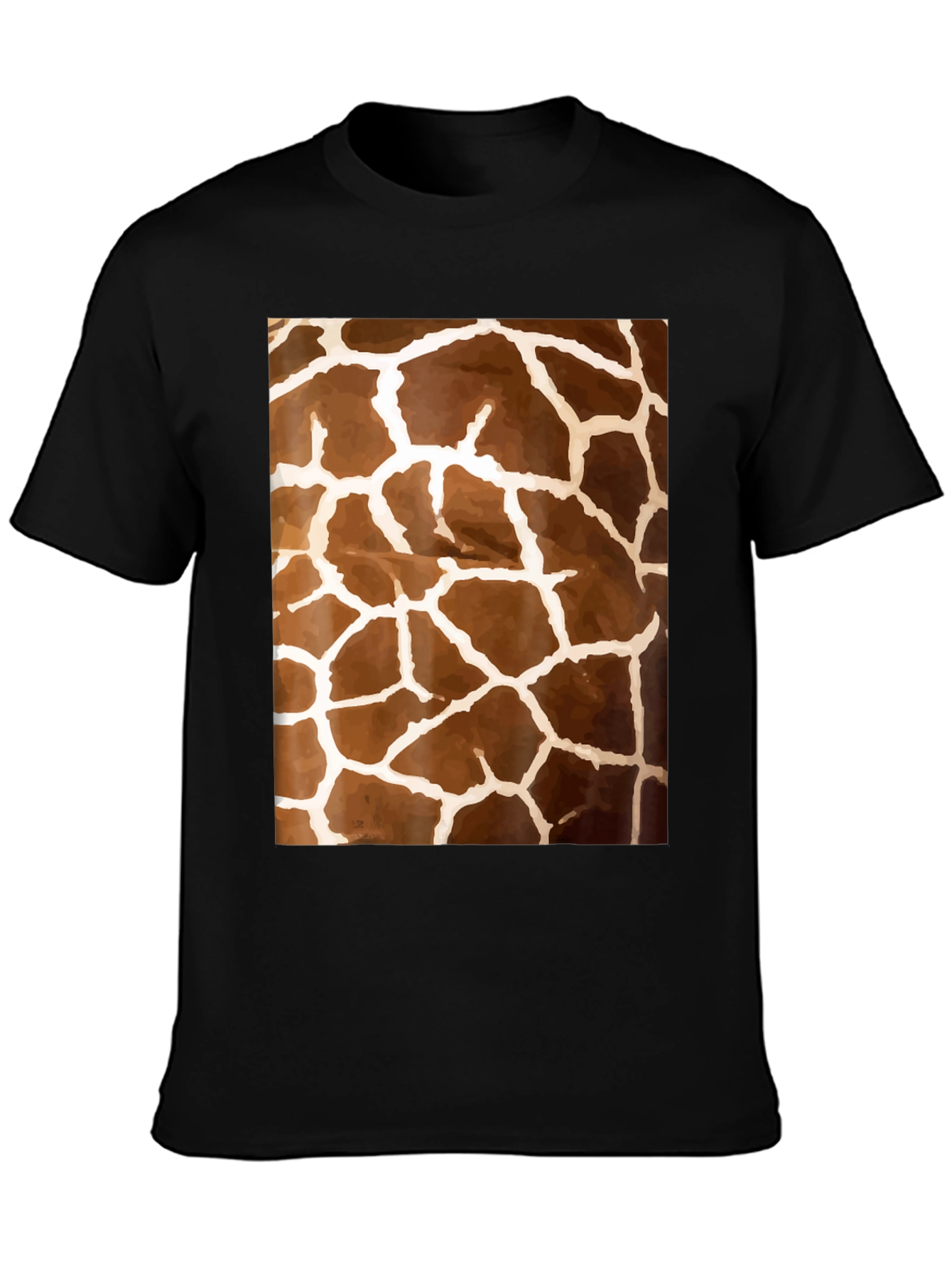 Giraffe Print T-Shirt - Unique Animal Pattern Tee