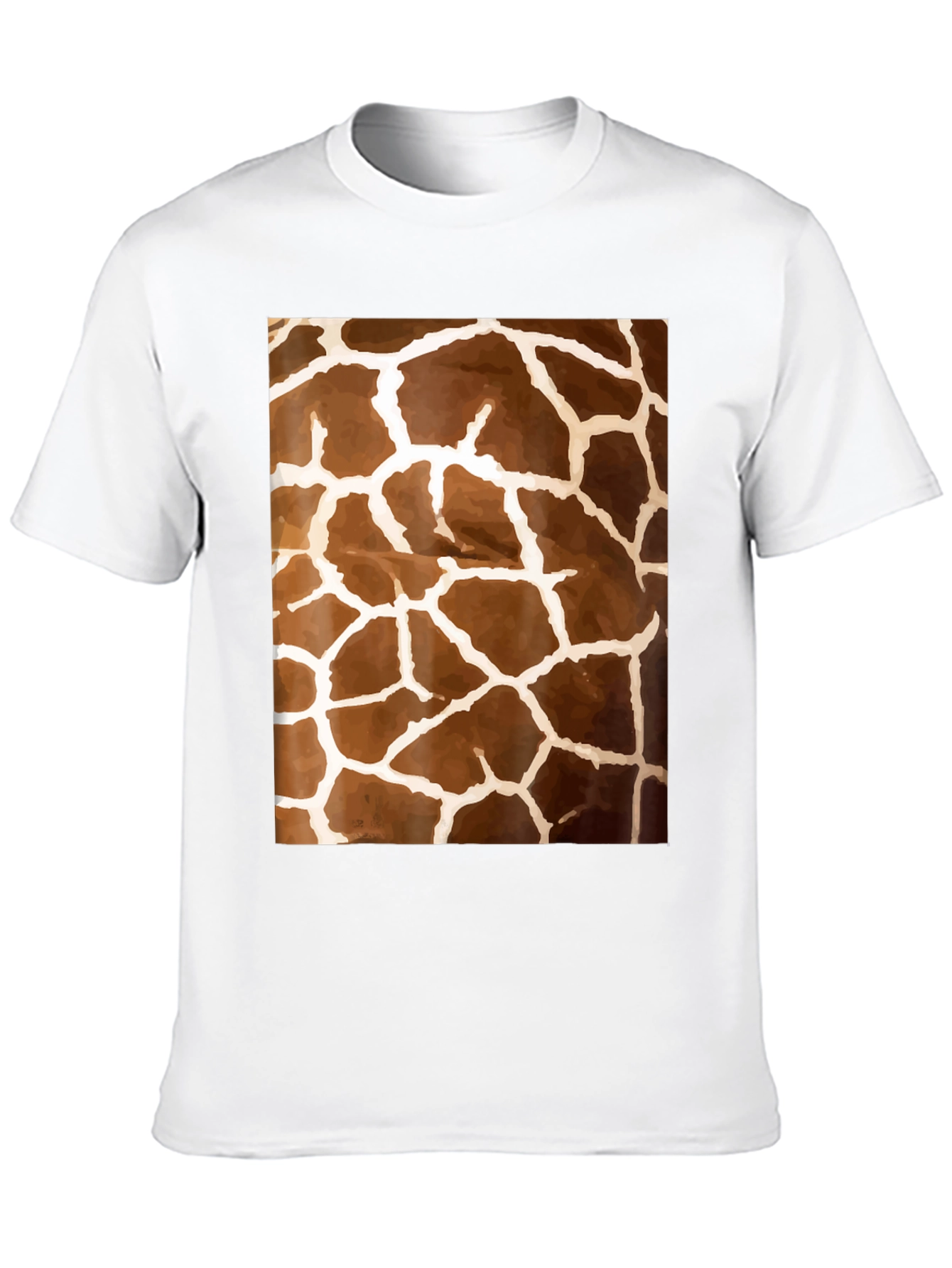 Giraffe Print T-Shirt - Unique Animal Pattern Tee