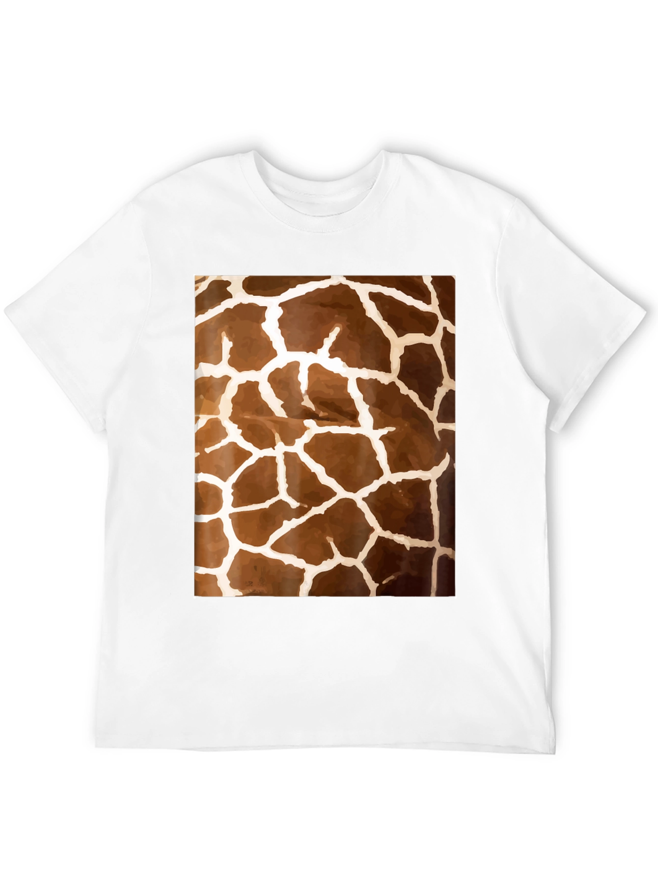 Giraffe Print T-Shirt - Unique Animal Pattern Tee