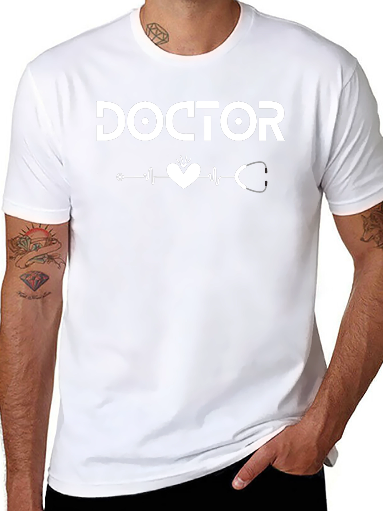 Doctor Heartbeat T-Shirt - Medical Profession Tee