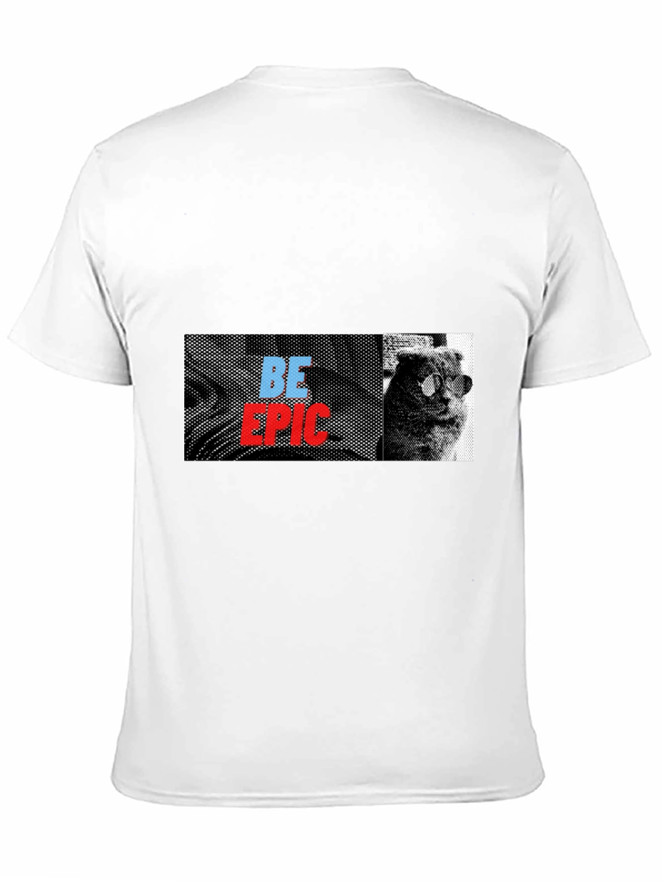 Be Epic Cat Graphic Tee - Black