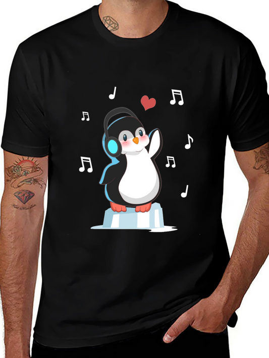 Musical Penguin Graphic Tee