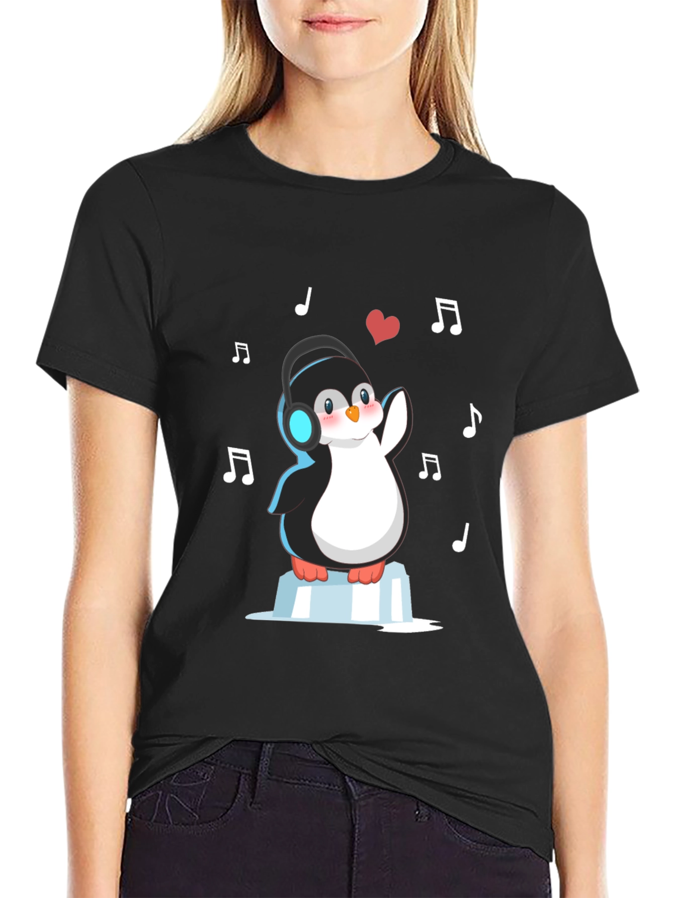 Musical Penguin Graphic Tee
