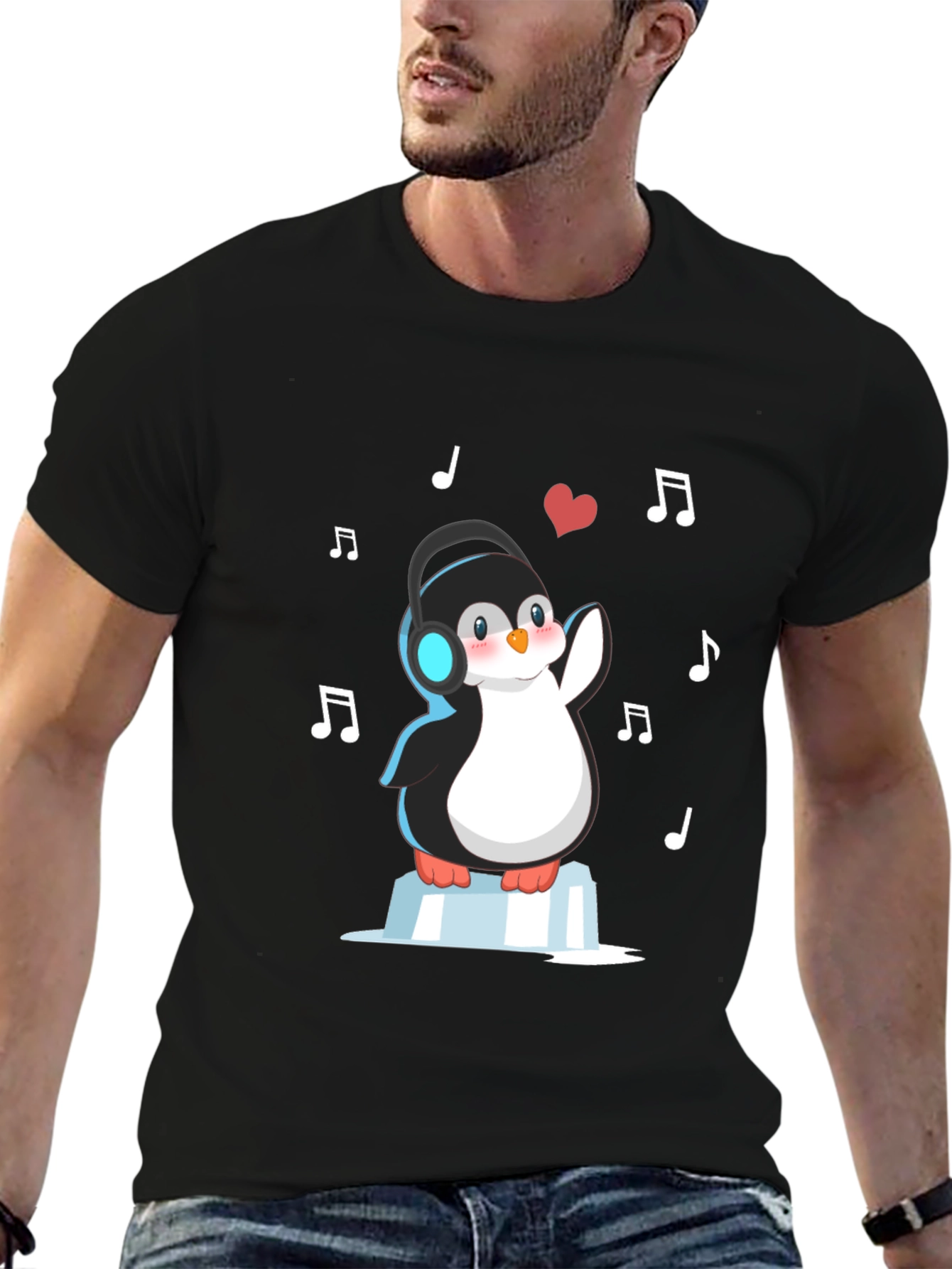 Musical Penguin Graphic Tee