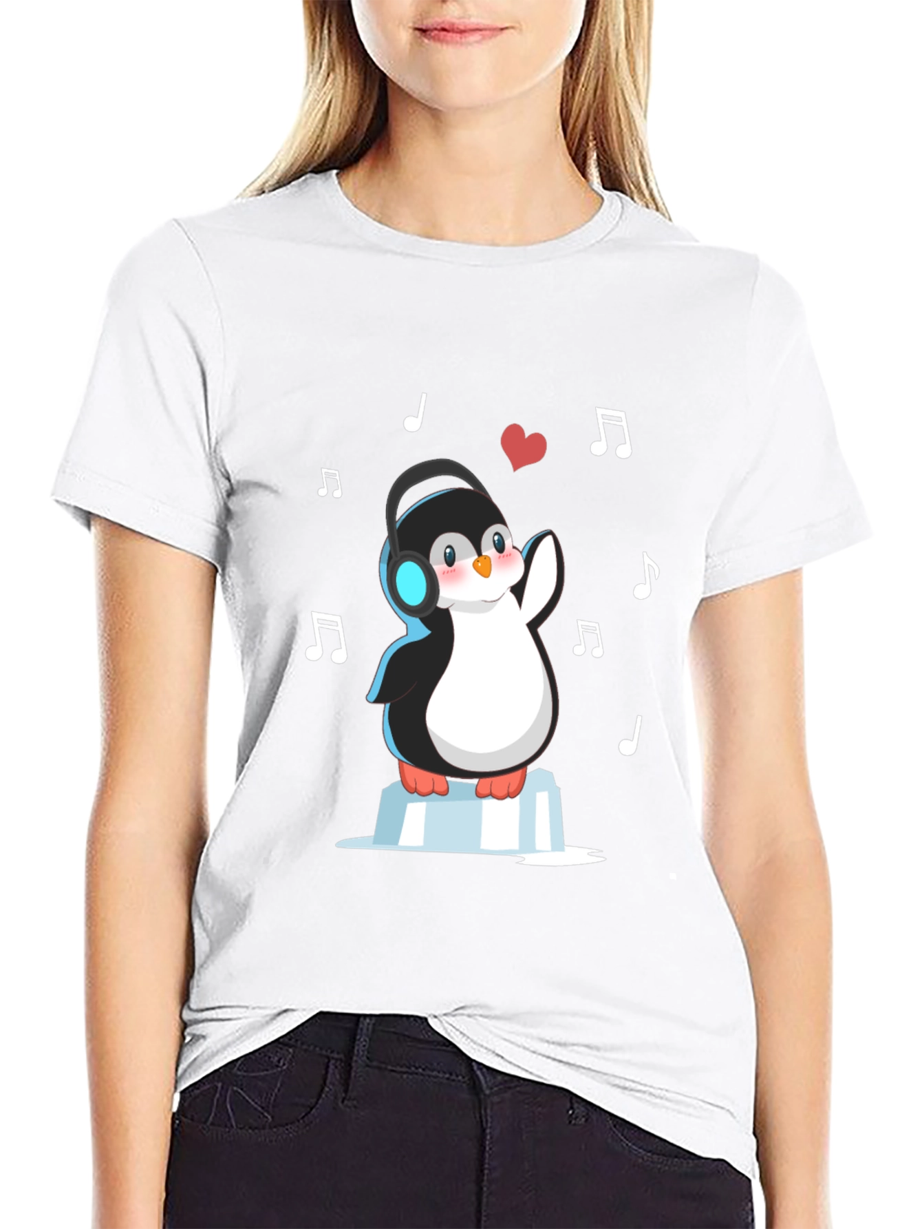 Musical Penguin Graphic Tee