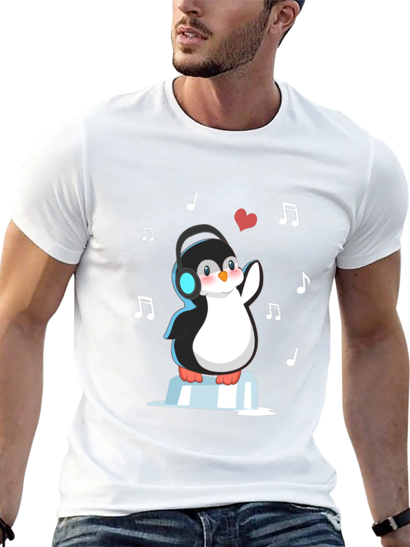 Musical Penguin Graphic Tee