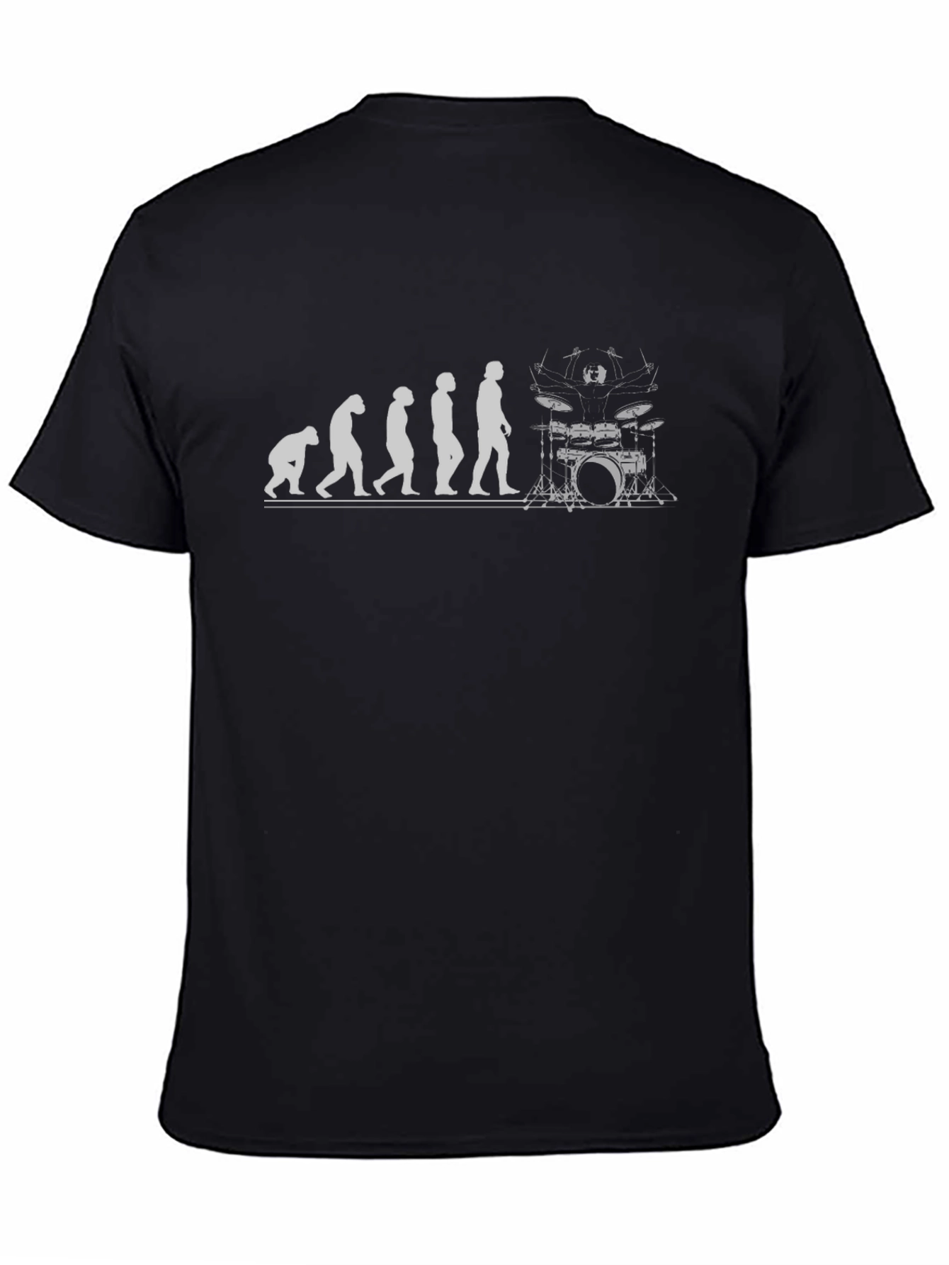 Evolution Drummer T-Shirt - Black Cotton Blend