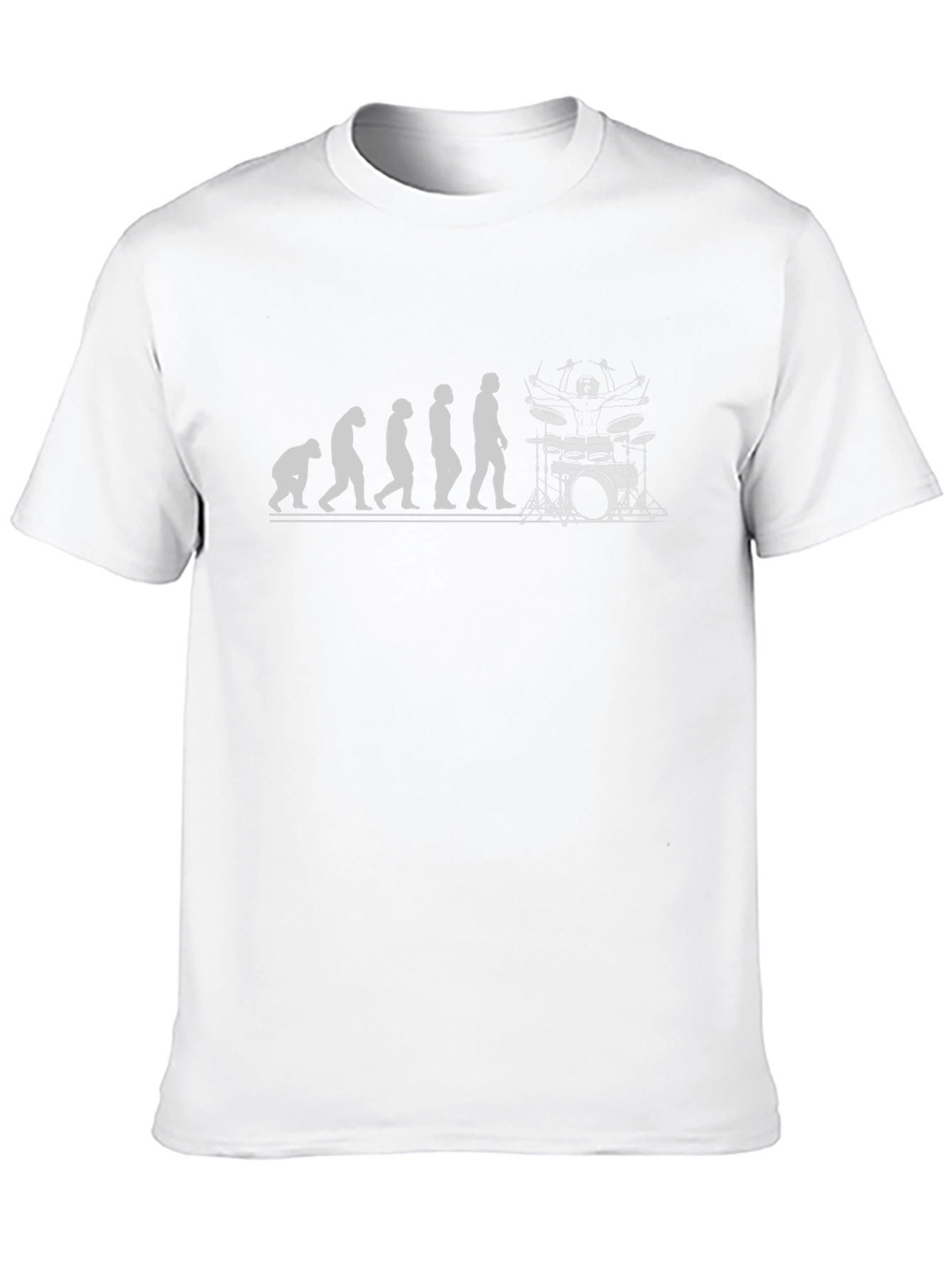 Evolution Drummer T-Shirt - Black Cotton Blend