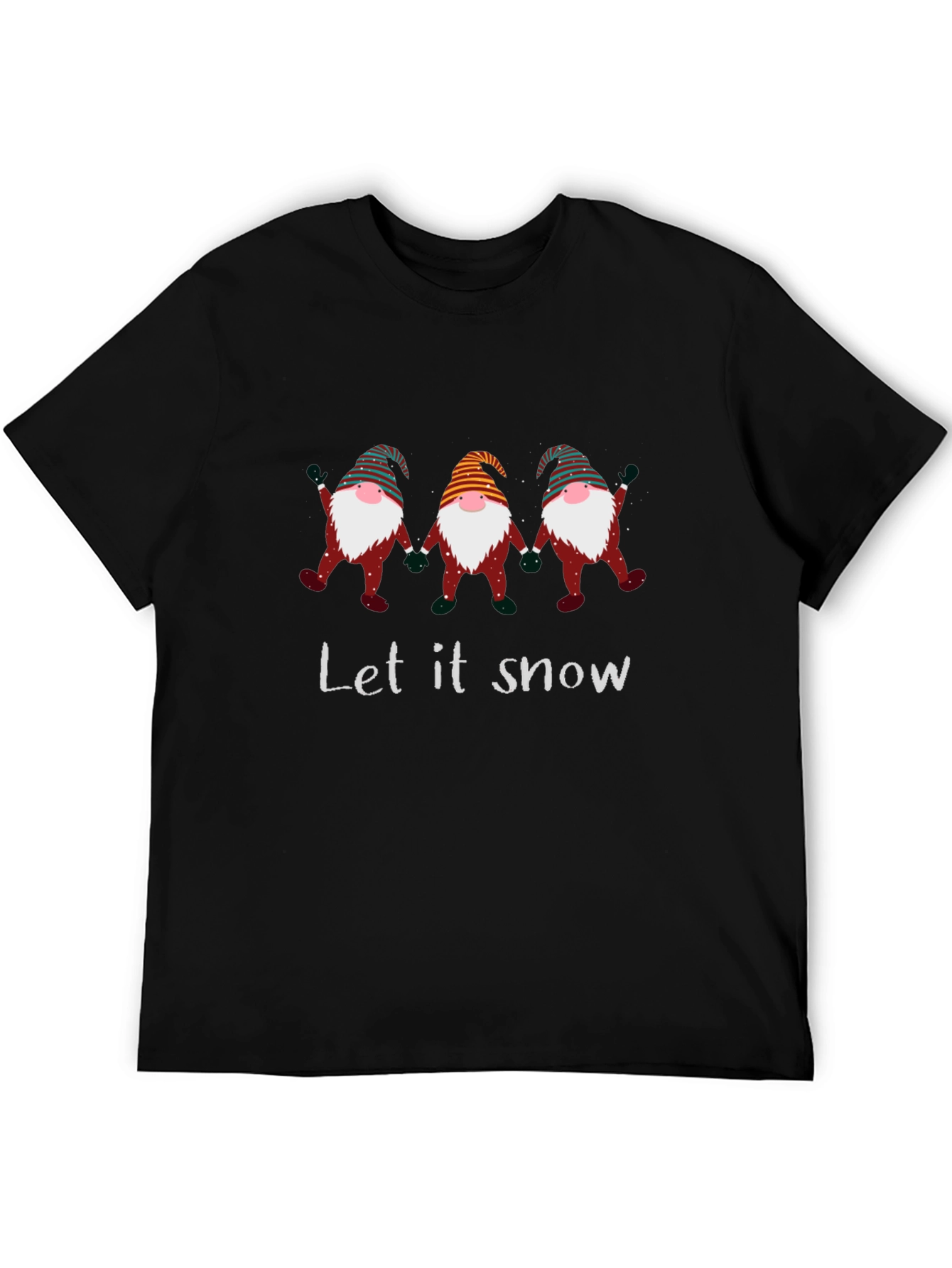 Let It Snow Christmas Gnome T-Shirt