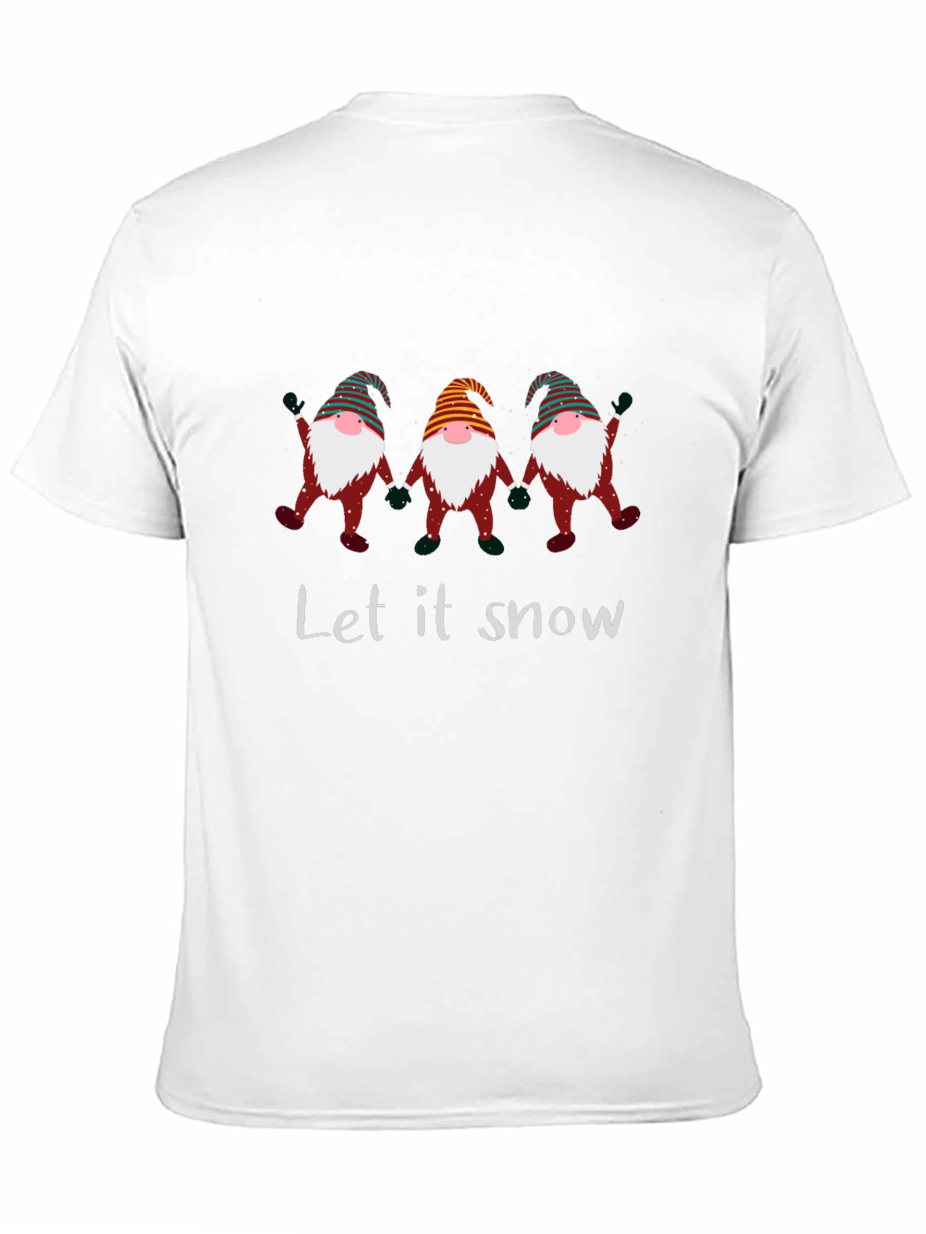 Let It Snow Christmas Gnome T-Shirt