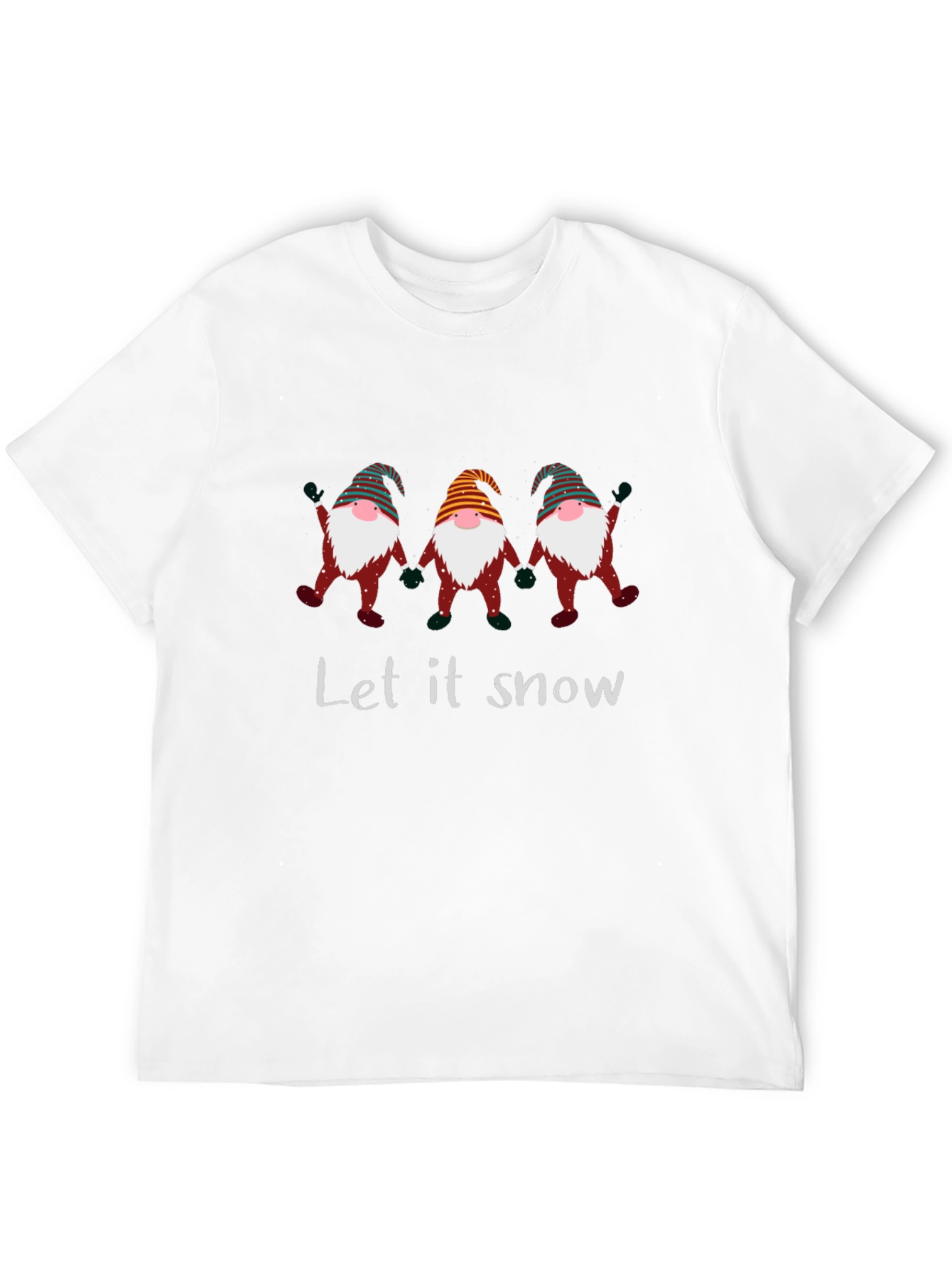 Let It Snow Christmas Gnome T-Shirt