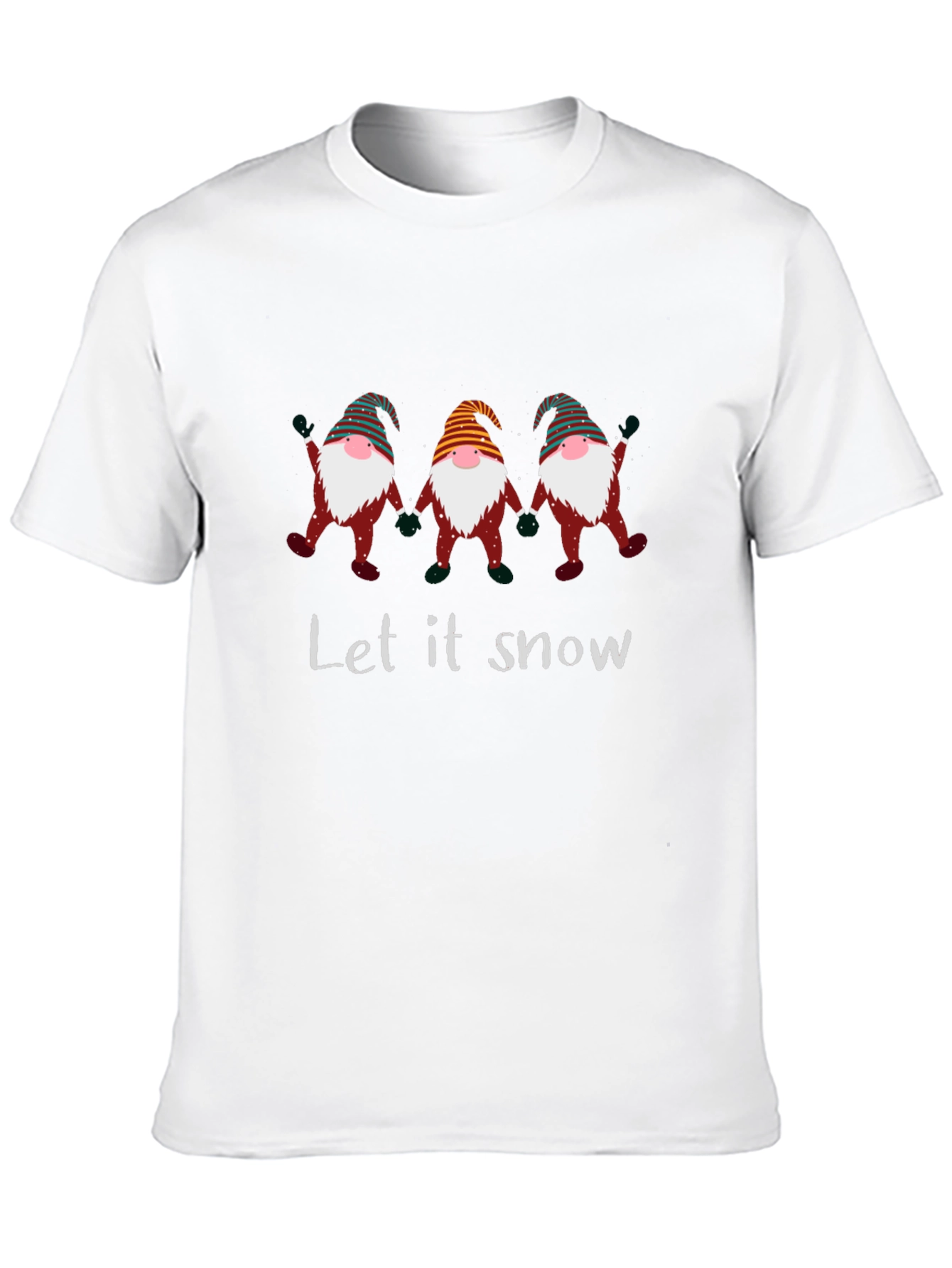 Let It Snow Christmas Gnome T-Shirt
