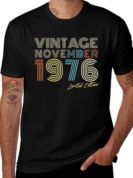 Vintage November 1976 Limited Edition Graphic Tee