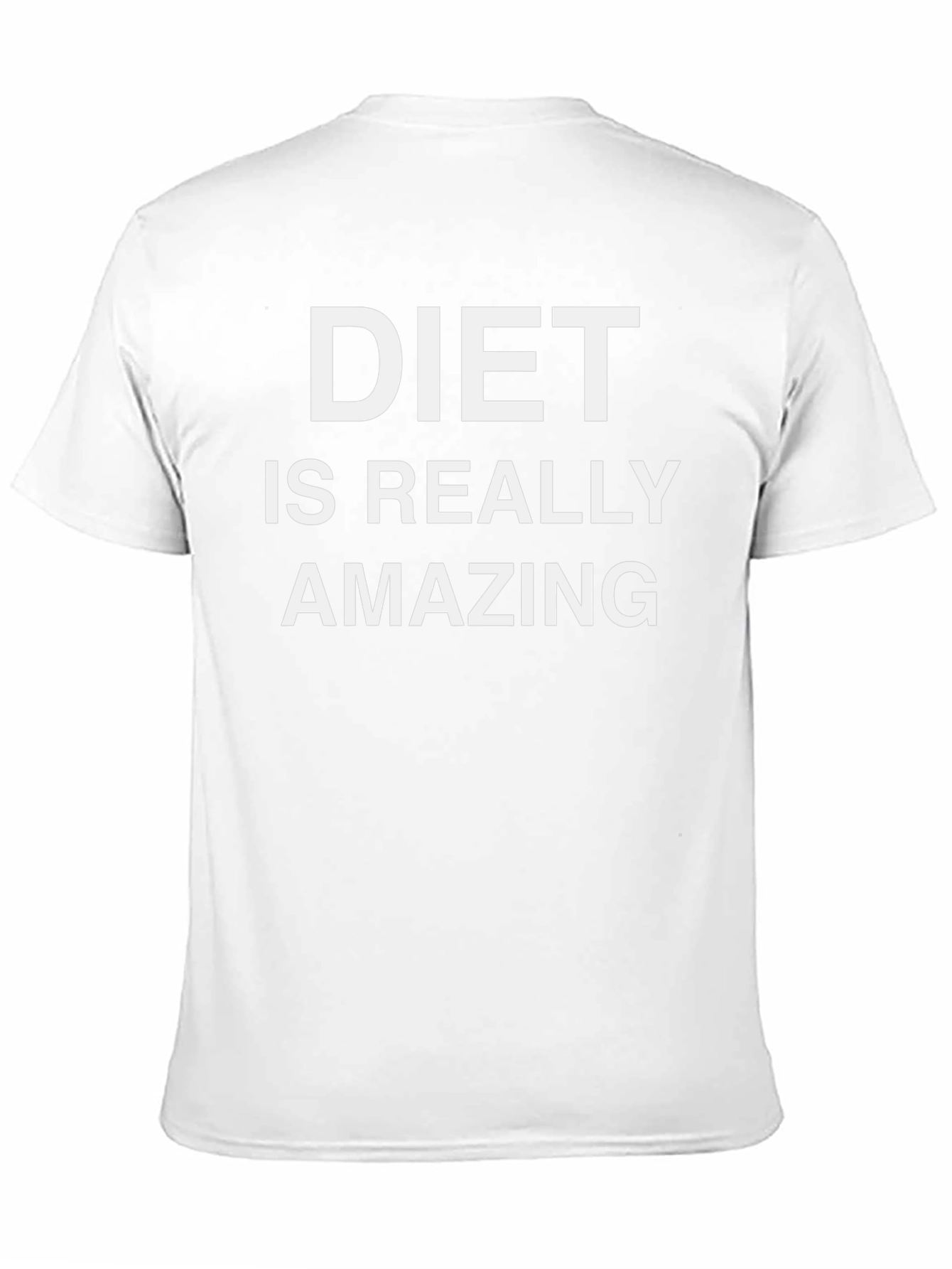 Diet Is Really Amazing Black T-Shirt