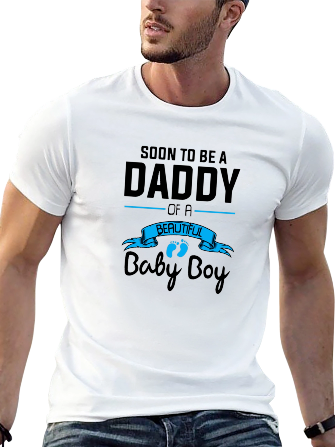 Soon To Be A Daddy Baby Boy Graphic Tee