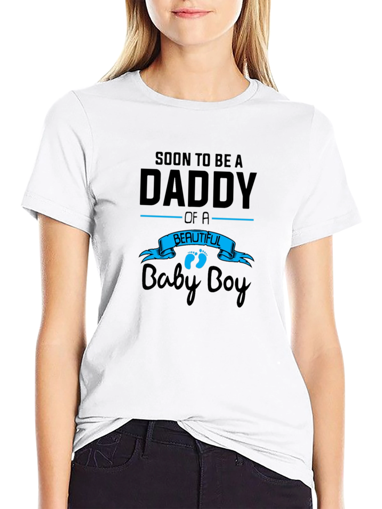 Soon To Be A Daddy Baby Boy Graphic Tee